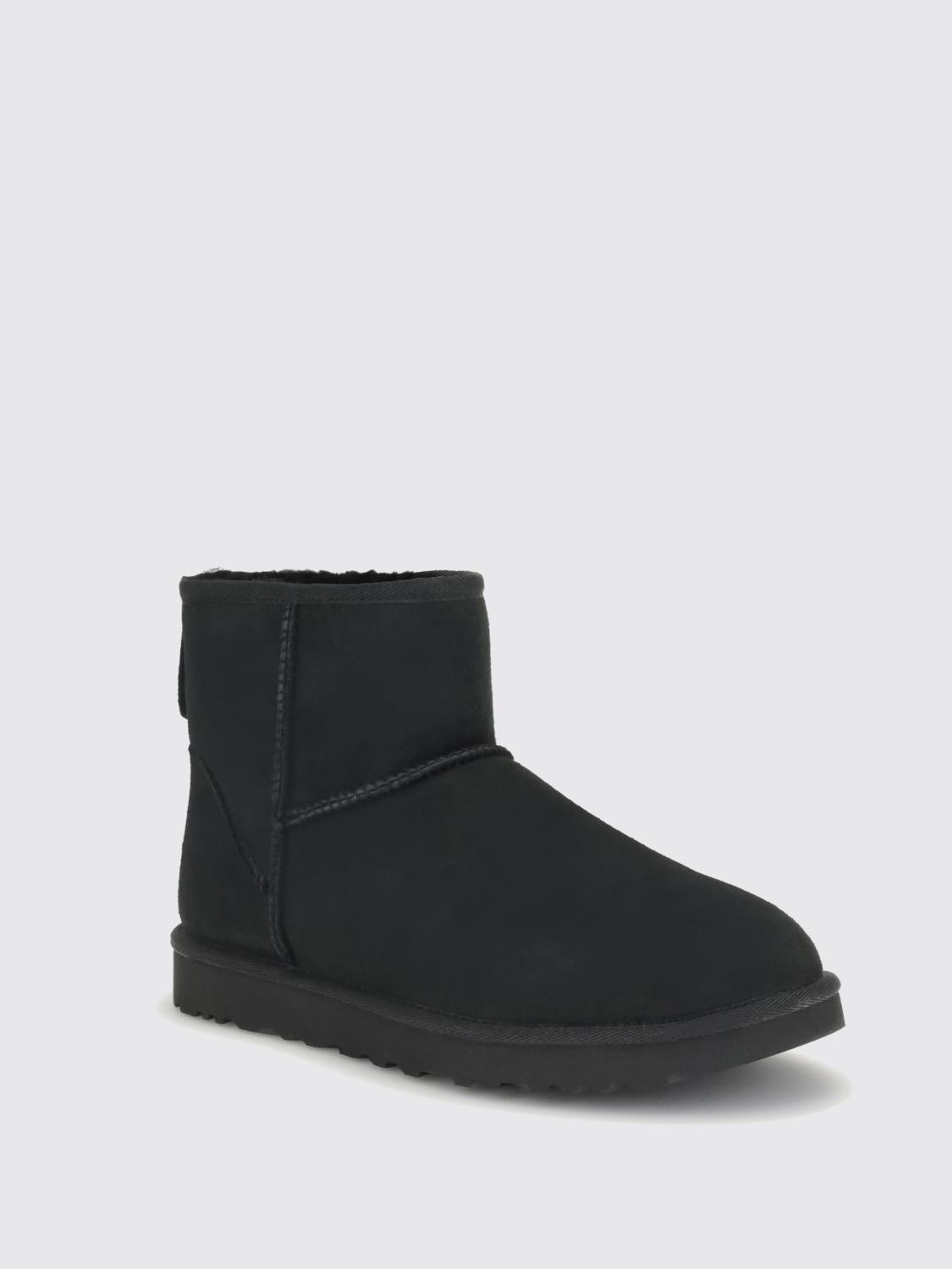 UGG STIEFEL: Flache stiefeletten damen UGG, Schwarz - Img 2