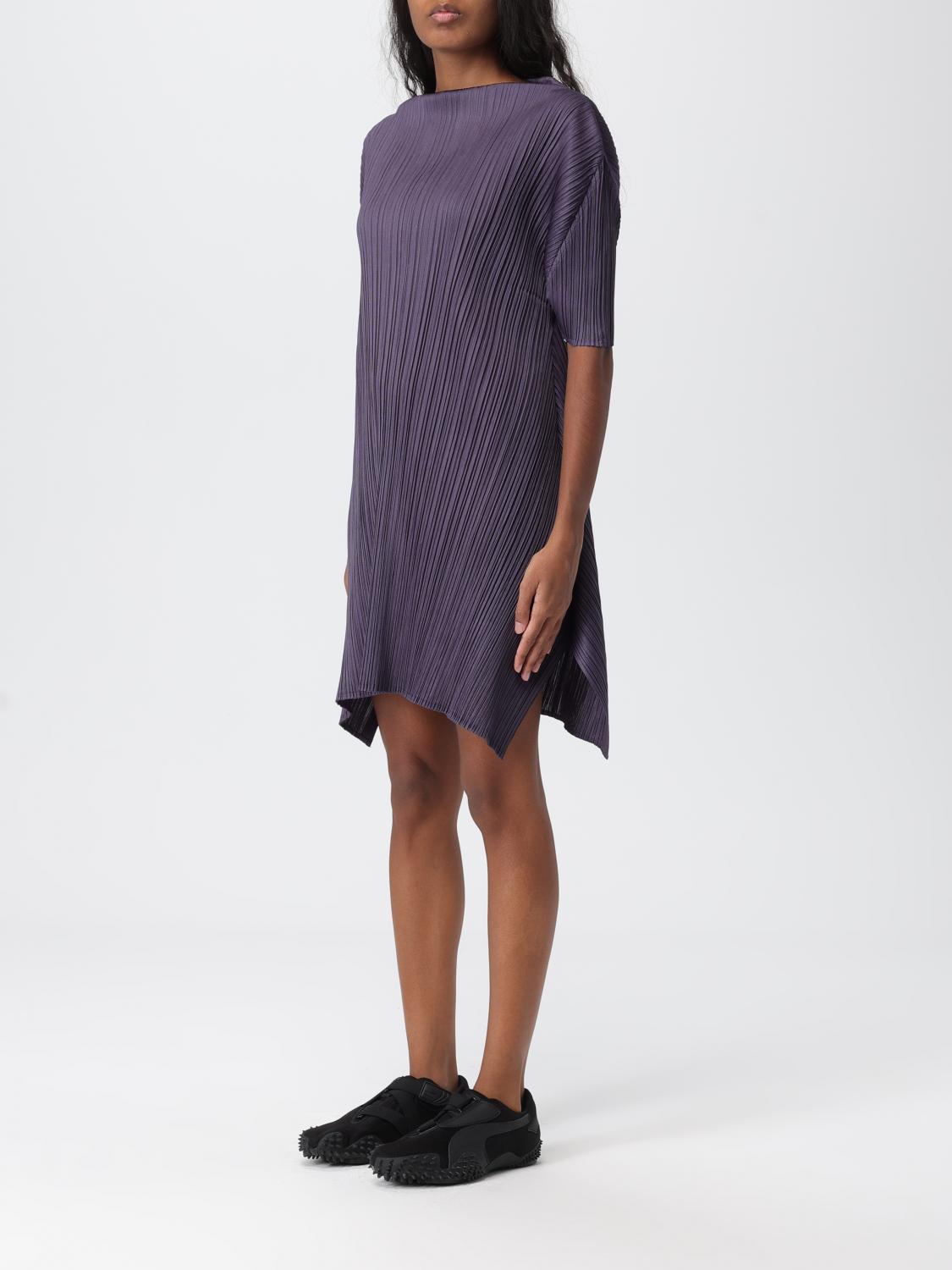 PLEATS PLEASE ISSEY MIYAKE VESTIDO: Vestido mujer Pleats Please Issey Miyake, Gris - Img 3