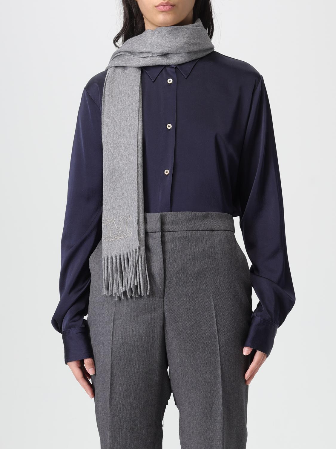 MAX MARA SCIARPA: Sciarpa Max Mara in cashmere , Grigio - Img 2