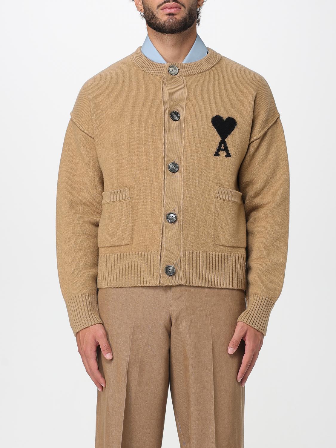 AMI PARIS PULLOVER: Pullover herren Ami Paris, Camel - Img 1