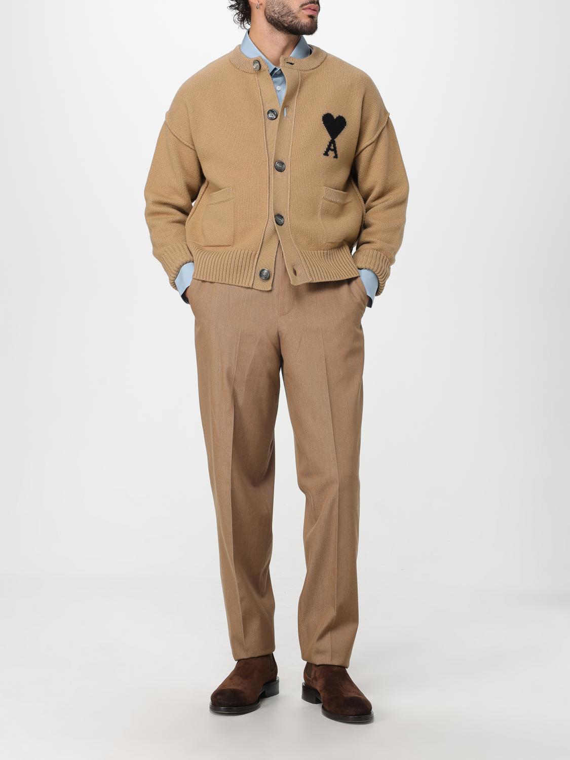AMI PARIS PULLOVER: Pullover herren Ami Paris, Camel - Img 2