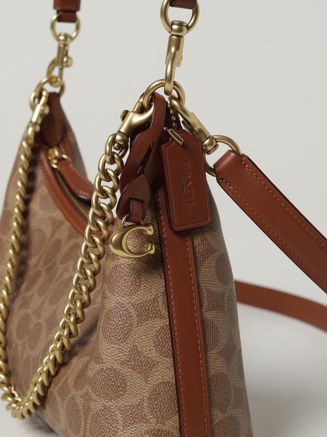 Coach Shoulder bag woman - Camel | CAM26 | GIGLIO.COM