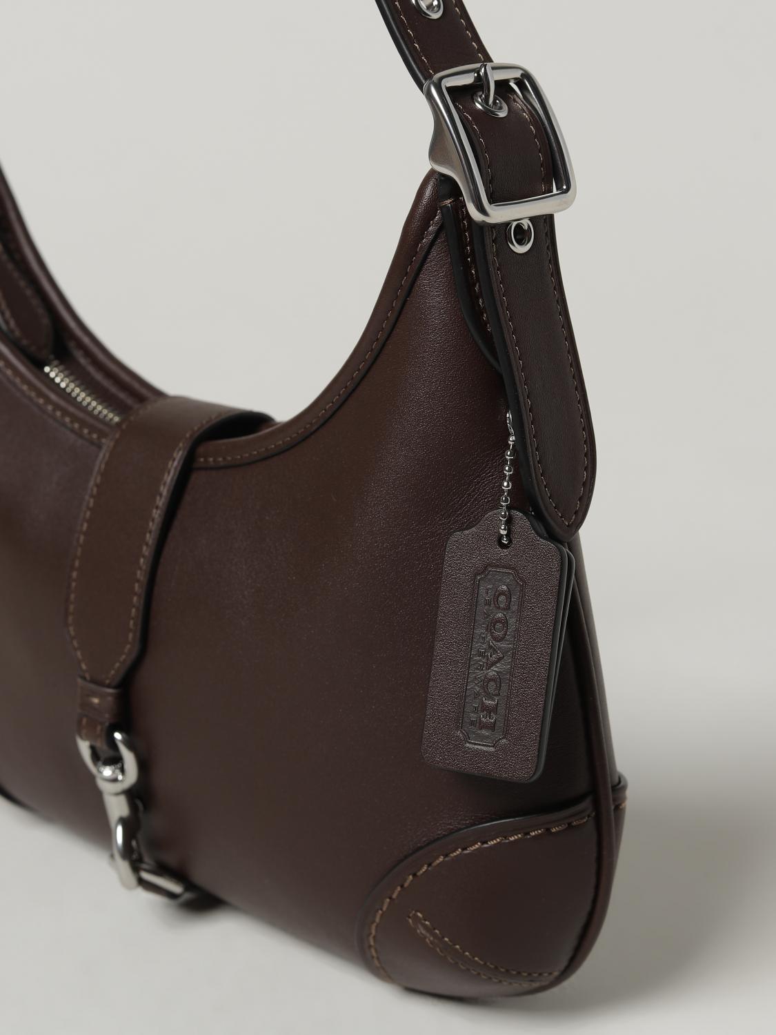 COACH SHOULDER BAG: Shoulder bag woman Coach, Brown - Img 3
