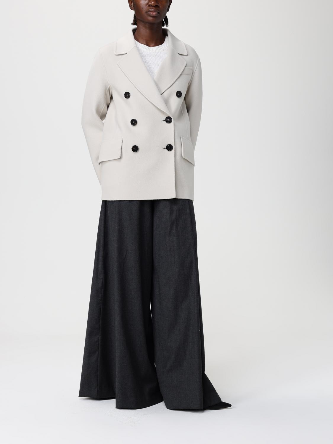 'S MAX MARA MANTEL: Jacke damen 's Max Mara, Weiß - Img 2