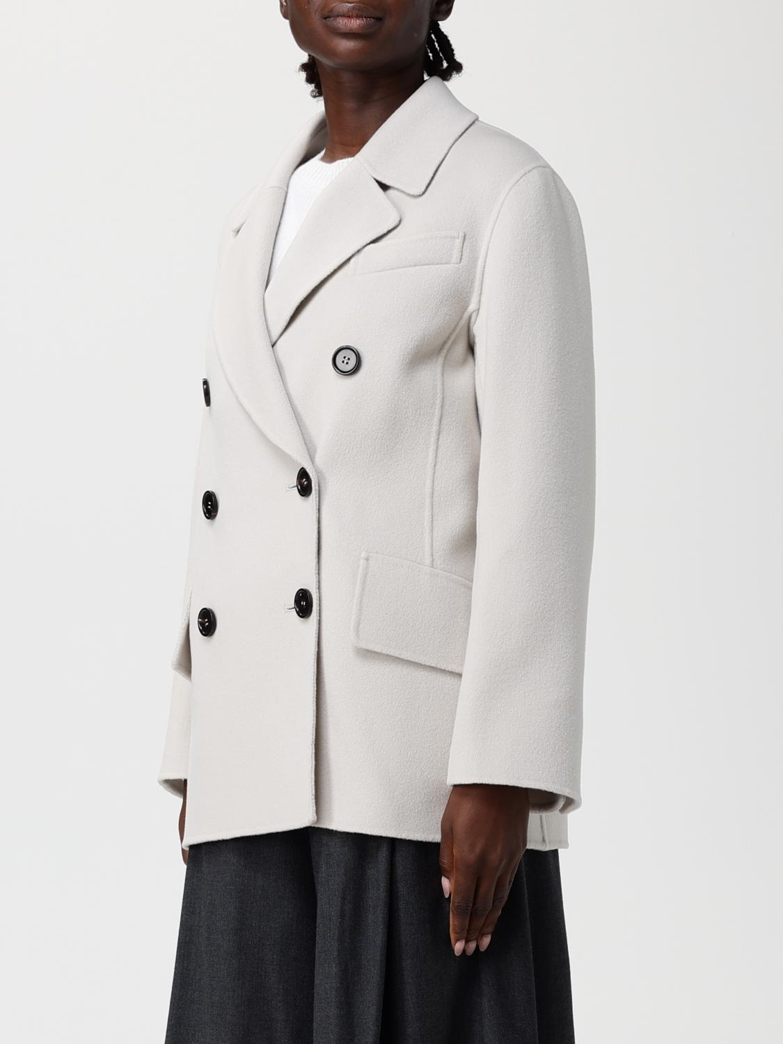 'S MAX MARA MANTEL: Jacke damen 's Max Mara, Weiß - Img 4