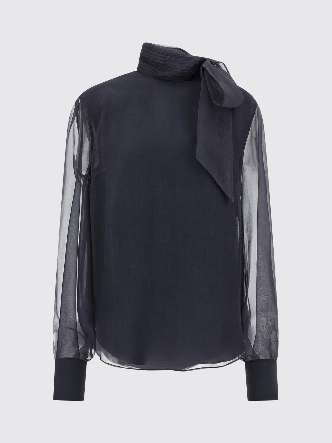 BRUNELLO CUCINELLI TOP: Strickjacke damen Brunello Cucinelli, Grau - Img 1