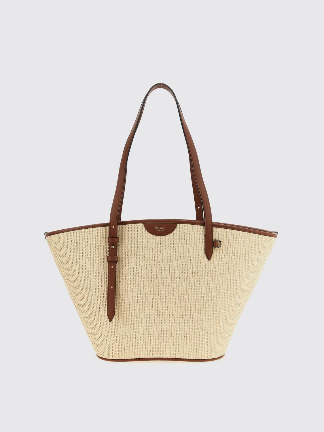 Sac porté épaule femme Mulberry - Beige