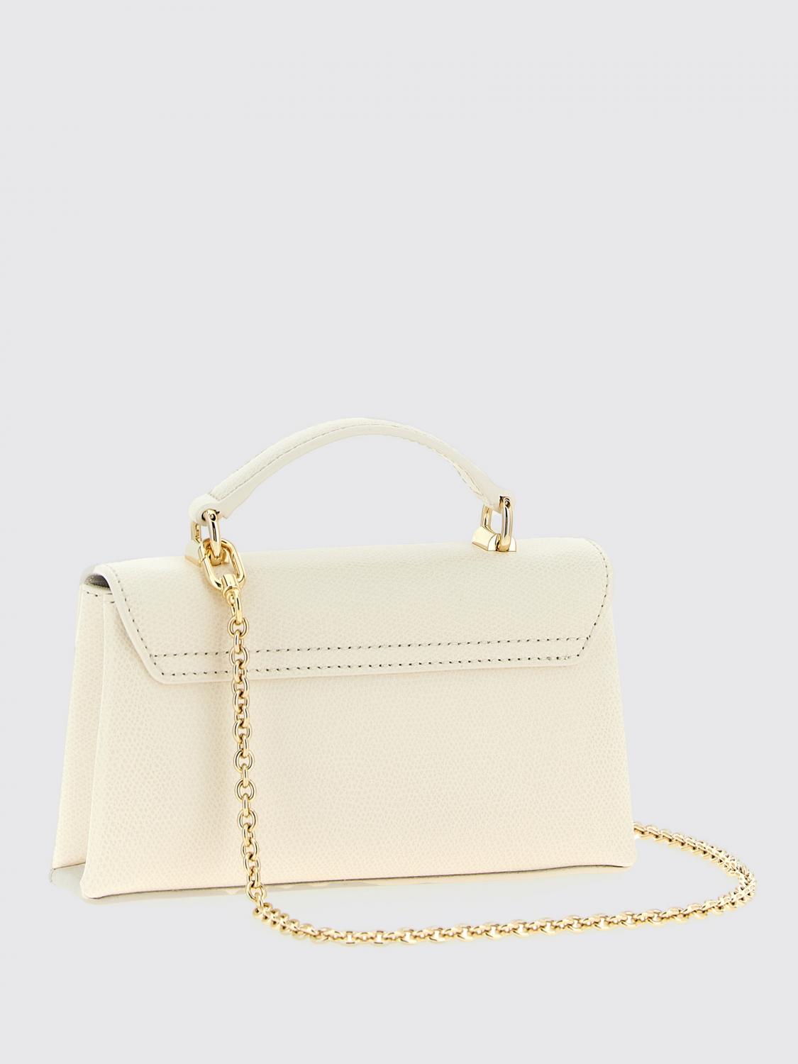 FURLA BORSA MINI: Borsa 1927 Mini Furla in pelle a grana , Bianco - Img 2