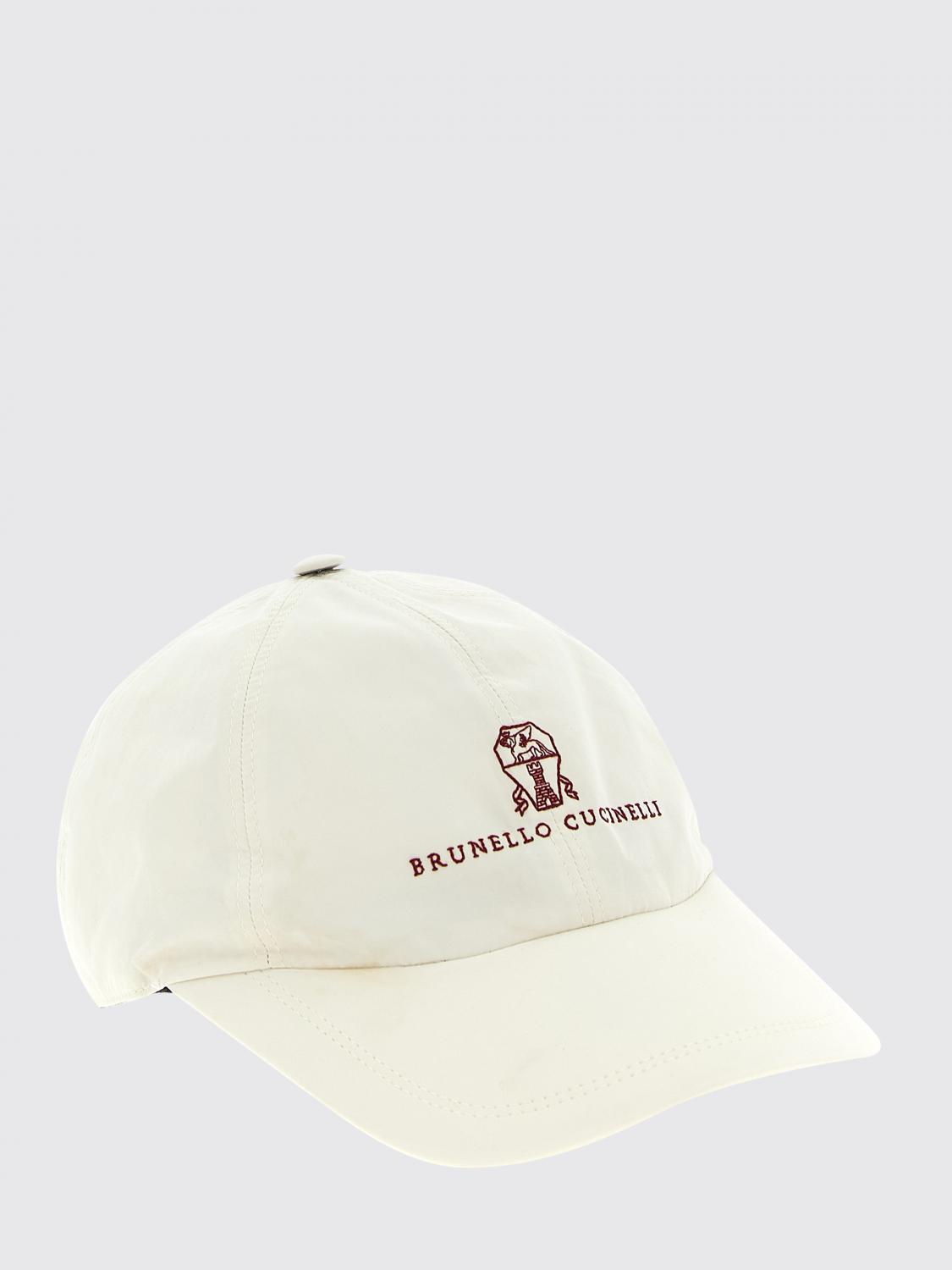 BRUNELLO CUCINELLI HAT: Hat men Brunello Cucinelli, White - Img 1