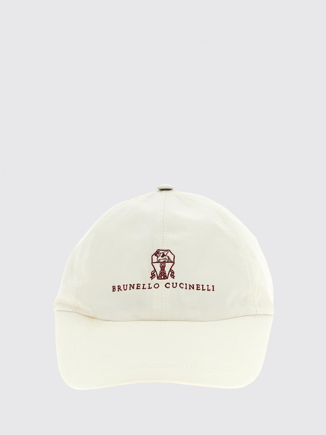BRUNELLO CUCINELLI HAT: Hat men Brunello Cucinelli, White - Img 2