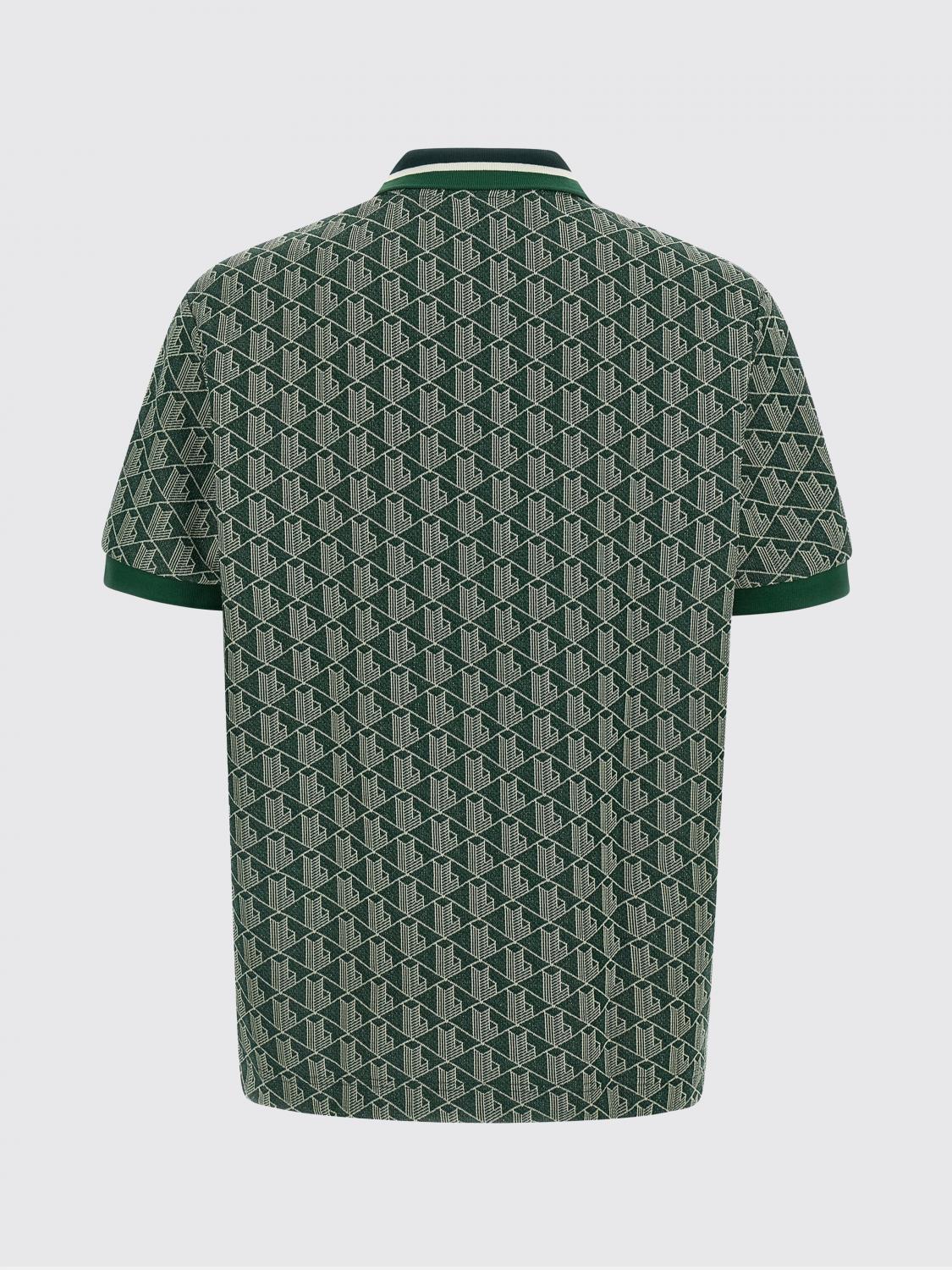 LACOSTE POLO: Polo de mezcla de algodón con logo Lacoste, Verde - Img 2