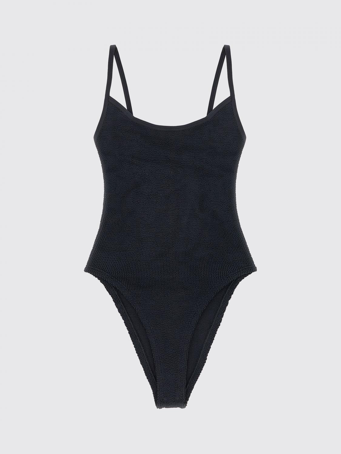 HUNZA G COSTUME: Costume da bagno in spugna Hunza G, Nero - Img 1