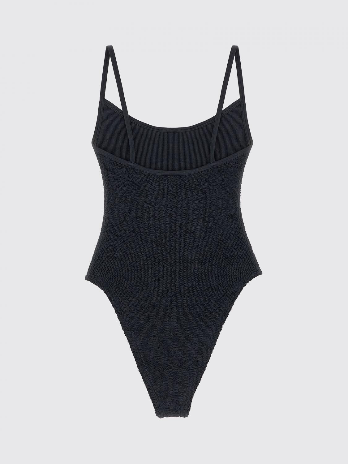 HUNZA G COSTUME: Costume da bagno in spugna Hunza G, Nero - Img 2