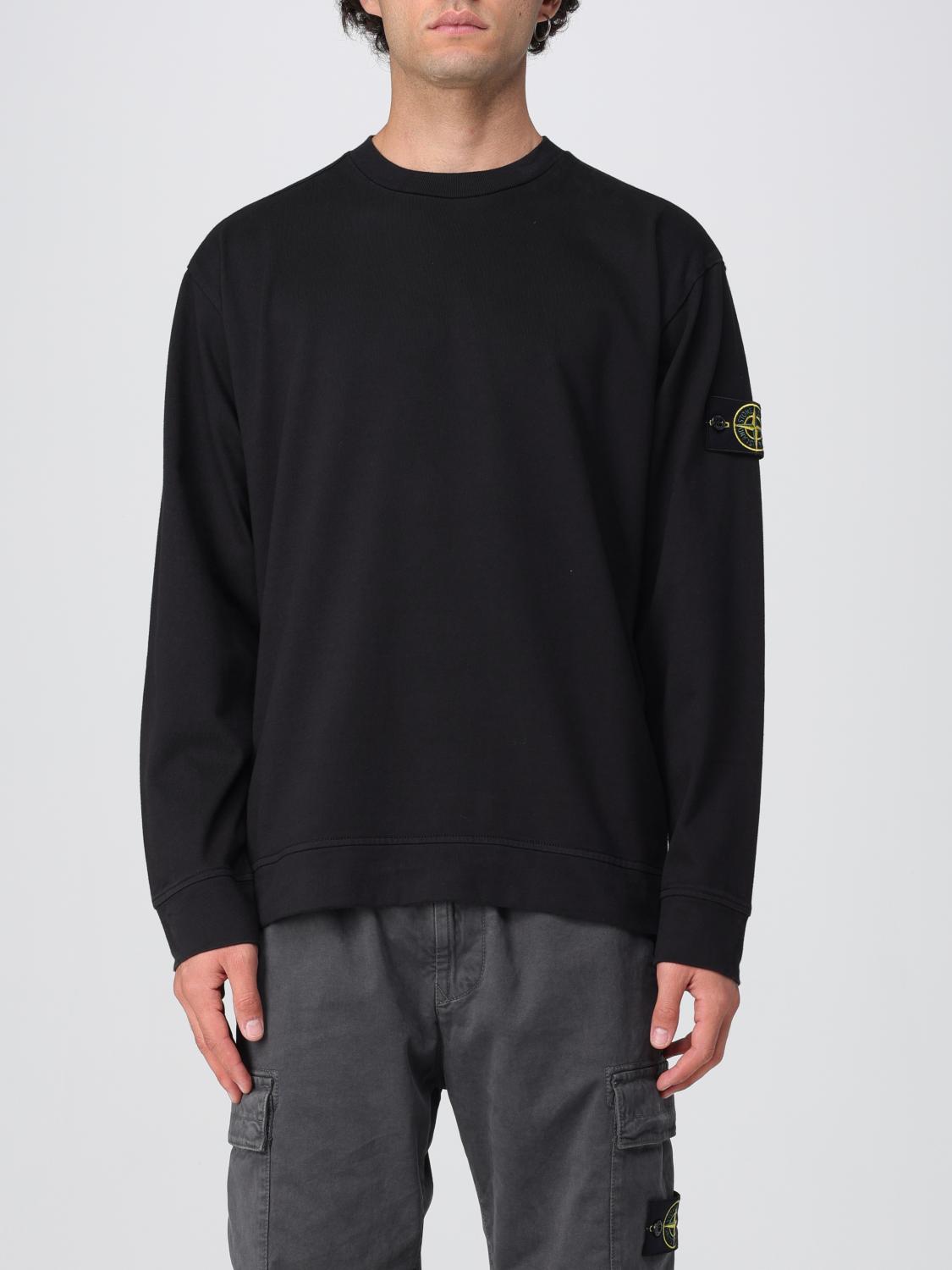 STONE ISLAND SWEATSHIRT: Sweatshirt men Stone Island, Black - Img 1