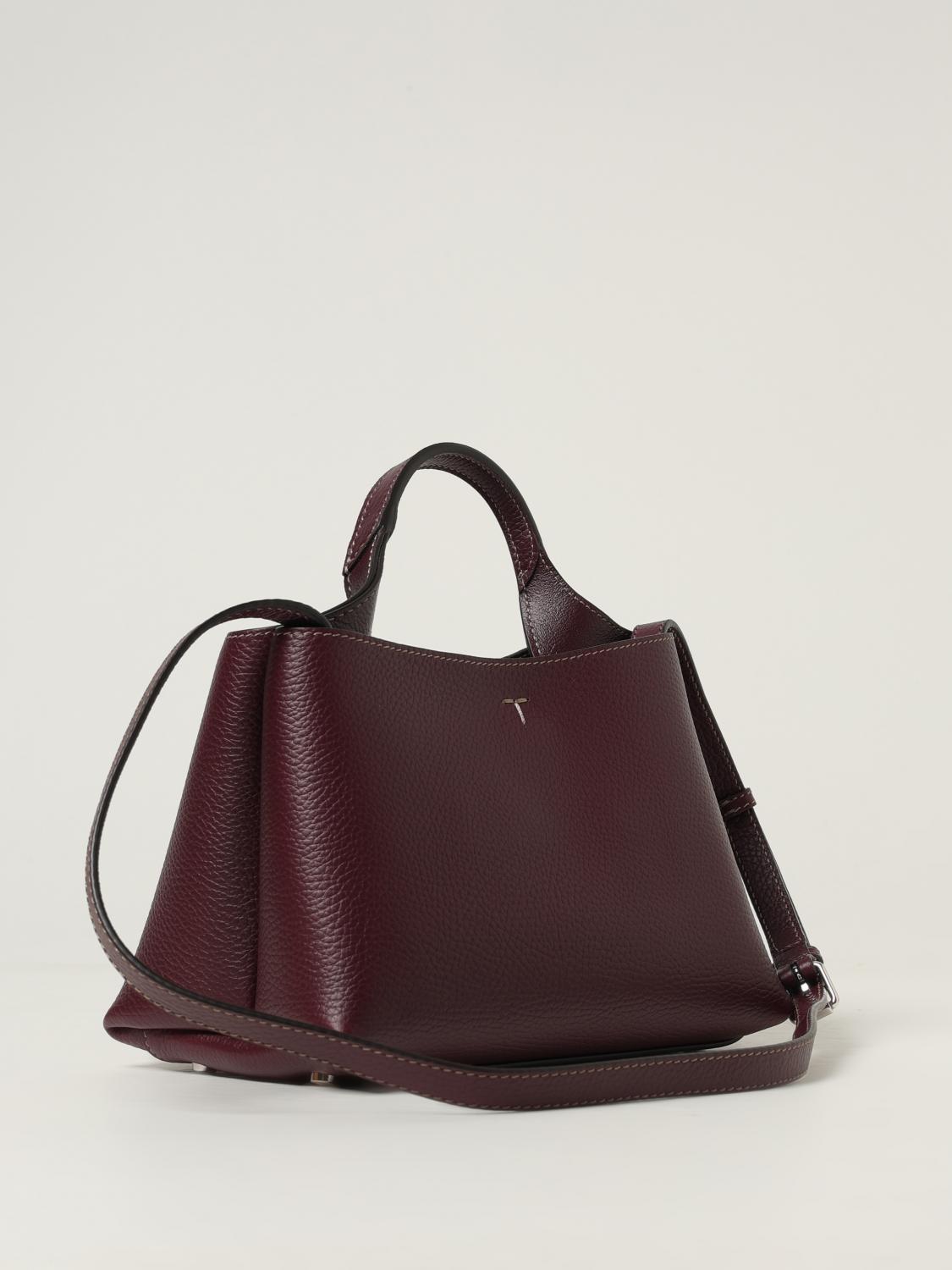 TOD'S BORSA A MANO: Borsa a mano in pelle di vitello a grana Tod's, Viola - Img 2