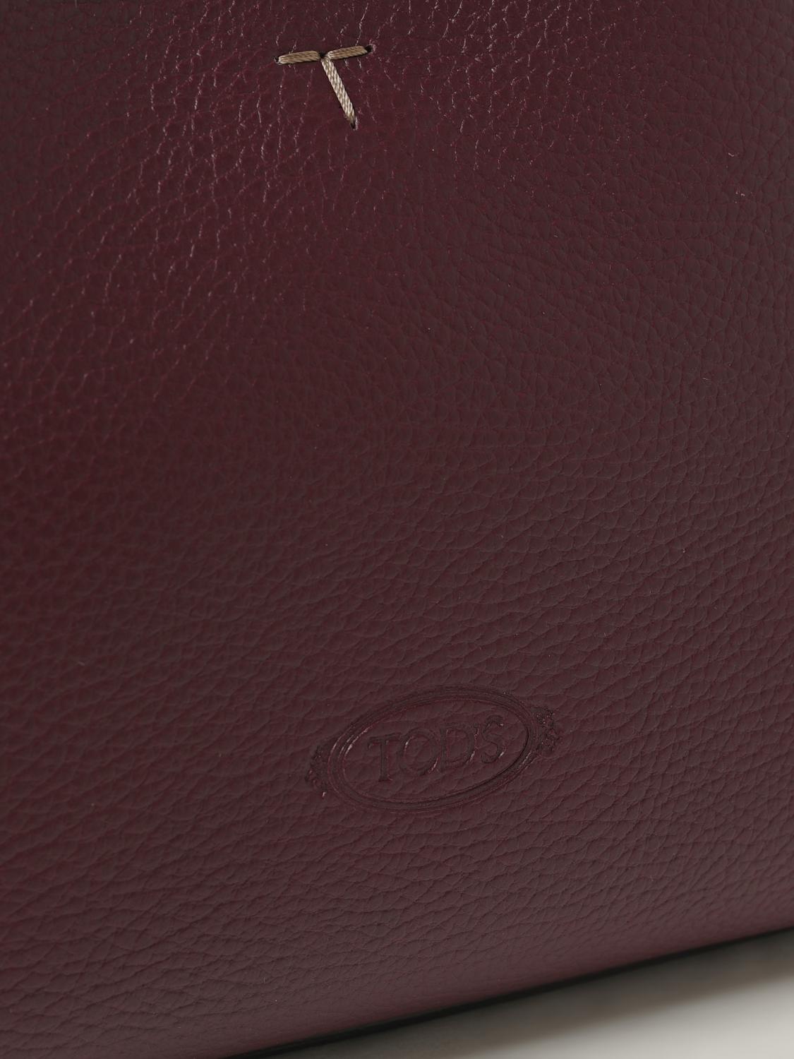 TOD'S BORSA A MANO: Borsa a mano in pelle di vitello a grana Tod's, Viola - Img 3