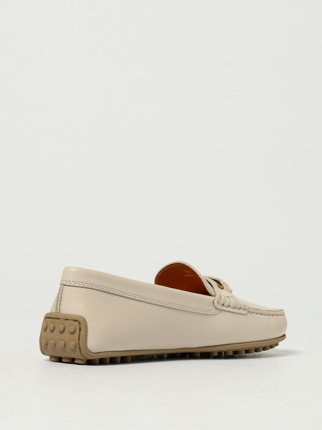 TOD'S MOCASSINI: Mocassino Driver Tod's in pelle , Bianco - Img 3