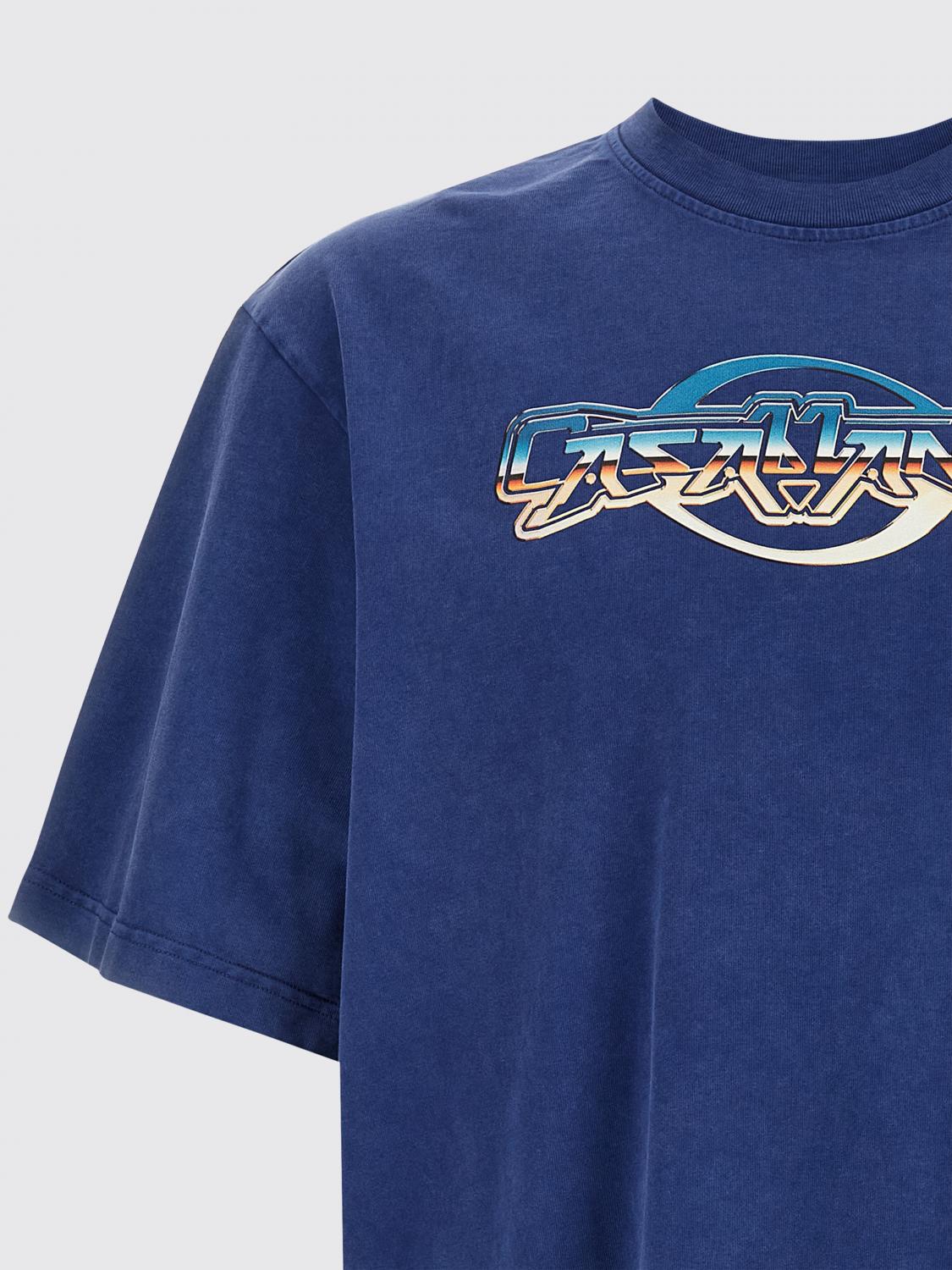 CASABLANCA T-SHIRT: T-shirt men Casablanca, Blue - Img 3