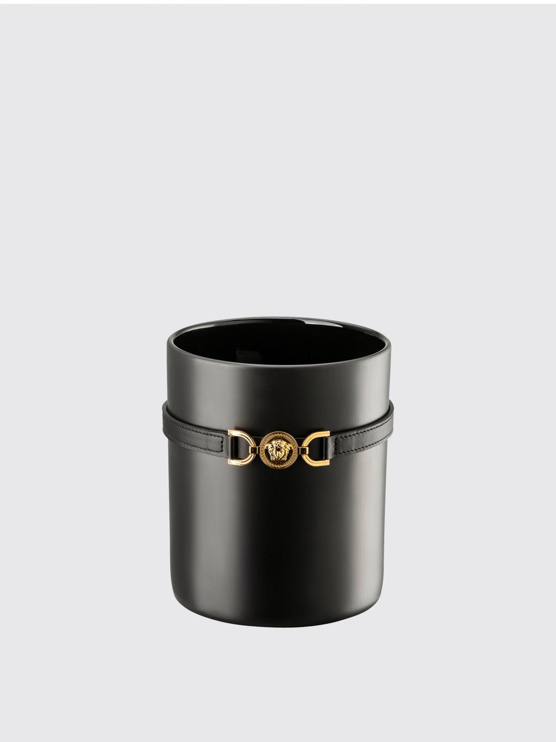 VERSACE HOME VASES: Vases lifestyle Versace Home, 블랙 - Img 1