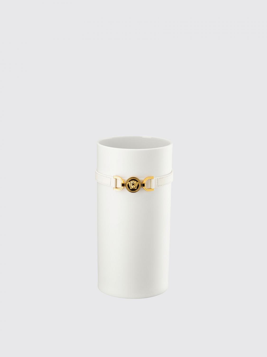 VERSACE HOME VASEN: Deko-accessoires lifestyle Versace Home, Weiß - Img 1