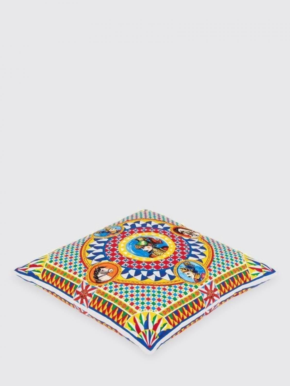 DOLCE & GABBANA CUSCINI: Cuscino Carretto Dolce & Gabbana in canvas di cotone , Fantasia - Img 2