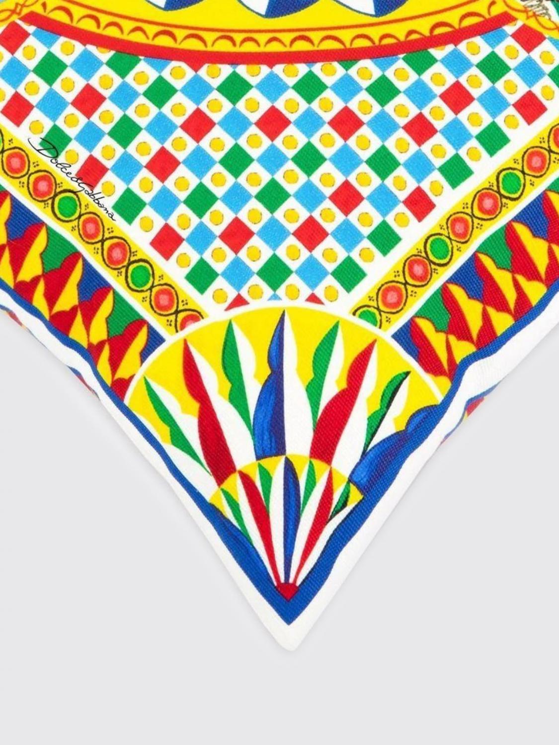 DOLCE & GABBANA CUSCINI: Cuscino Carretto Dolce & Gabbana in canvas di cotone , Fantasia - Img 3