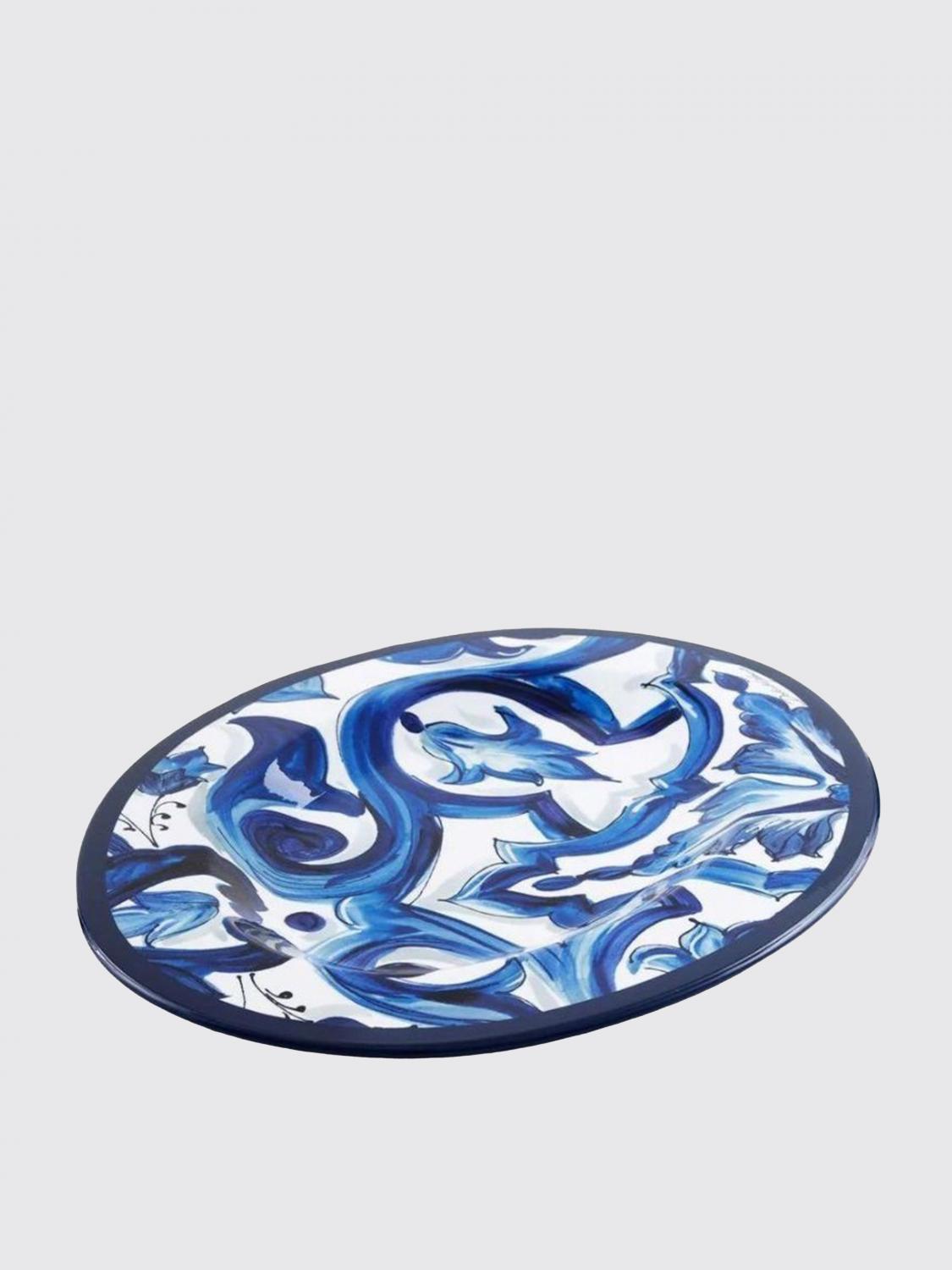 DOLCE & GABBANA TRAYS: Trays lifestyle Dolce & Gabbana, Blue - Img 2