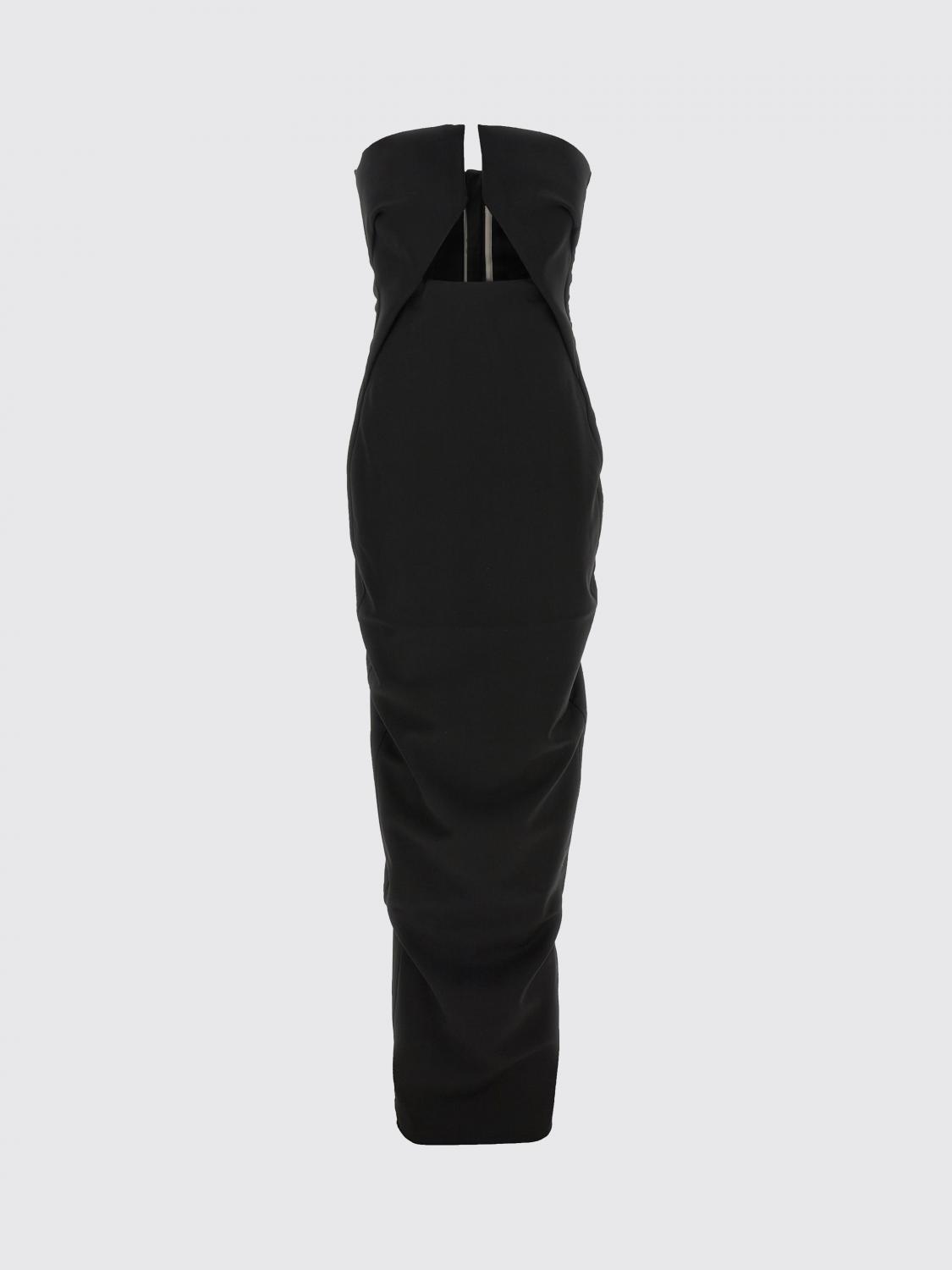 Rick Owens Dress woman - Black | RP02E4528WST | GIGLIO.COM