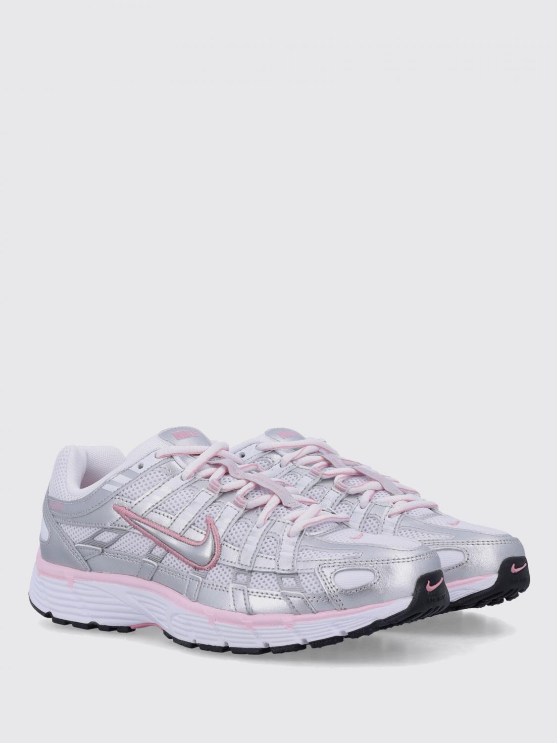 NIKE SNEAKERS: Sneakers P-6000 Nike in pelle sintetica e mesh , Grigio - Img 2