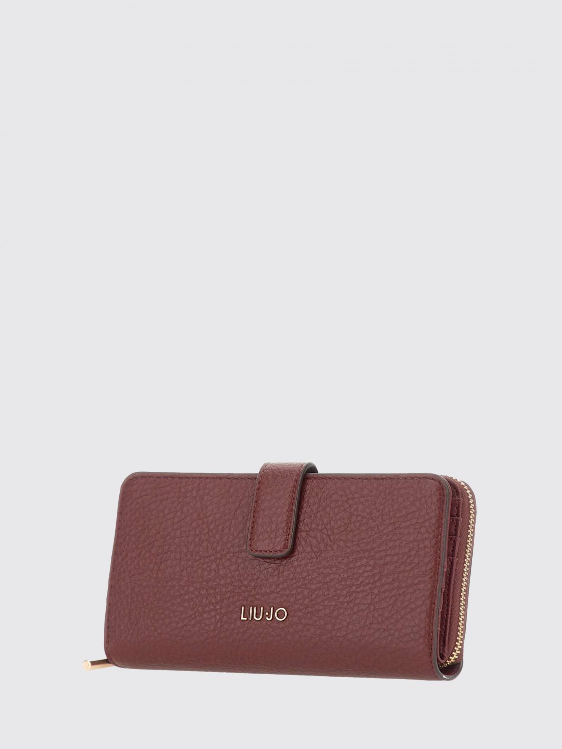 LIU JO PORTAFOGLIO: Portafoglio in pelle sintetica a grana Liu Jo, Rosso - Img 2