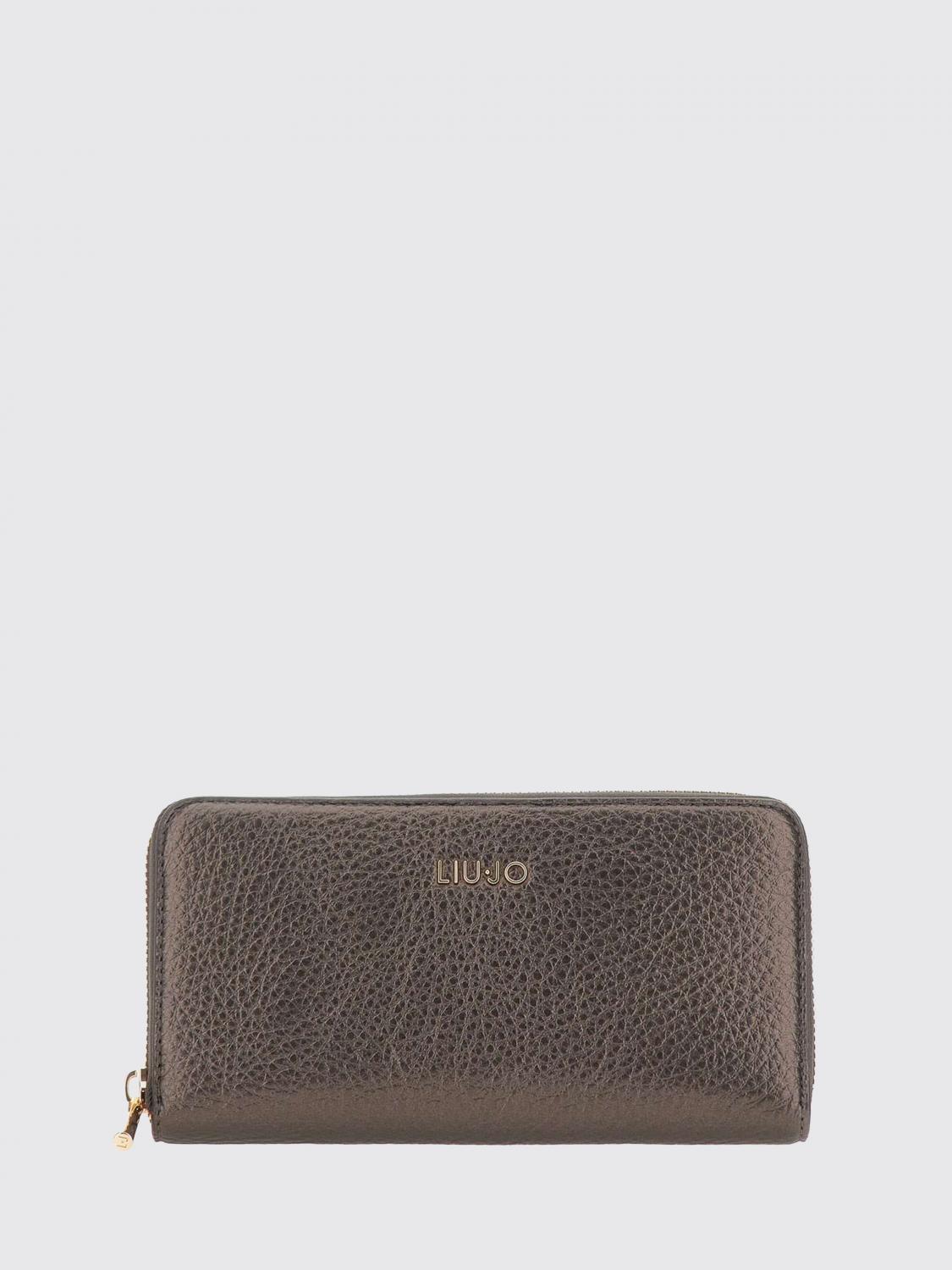 LIU JO PORTAFOGLIO: Portafoglio in pelle sintetica a grana Liu Jo, Marrone - Img 1