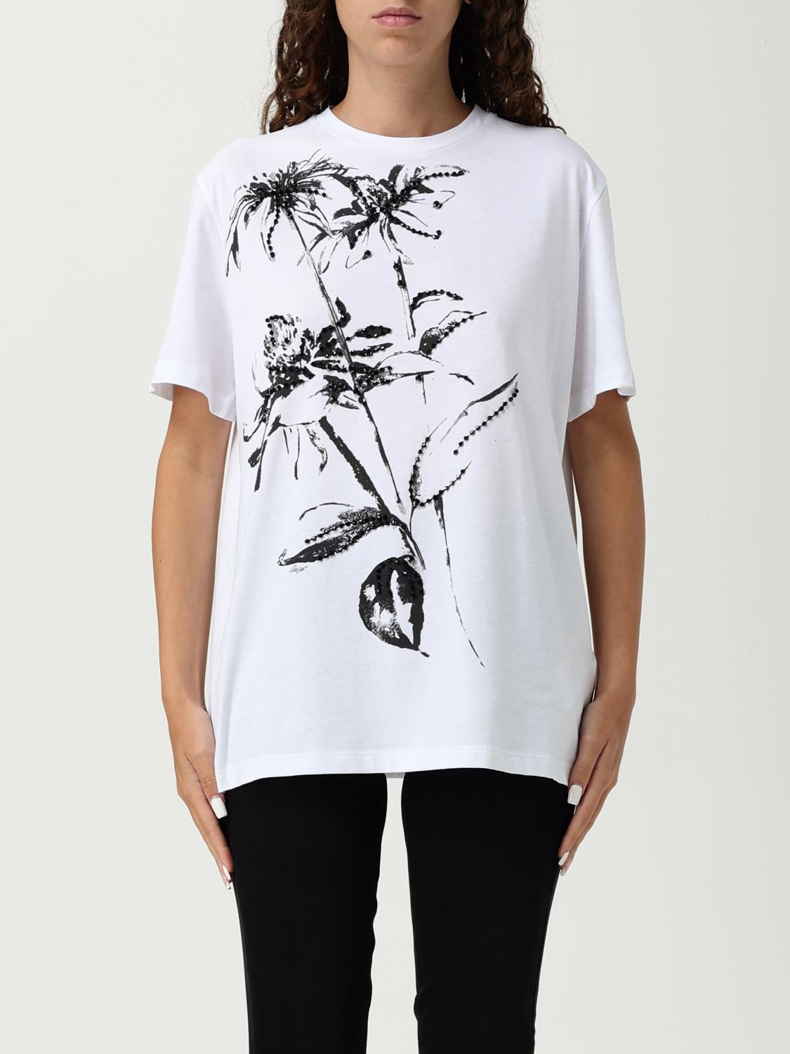 Giglio Liu Jo T Shirts Liu Jo Logo-Print Short-Sleeved T-Shirt In