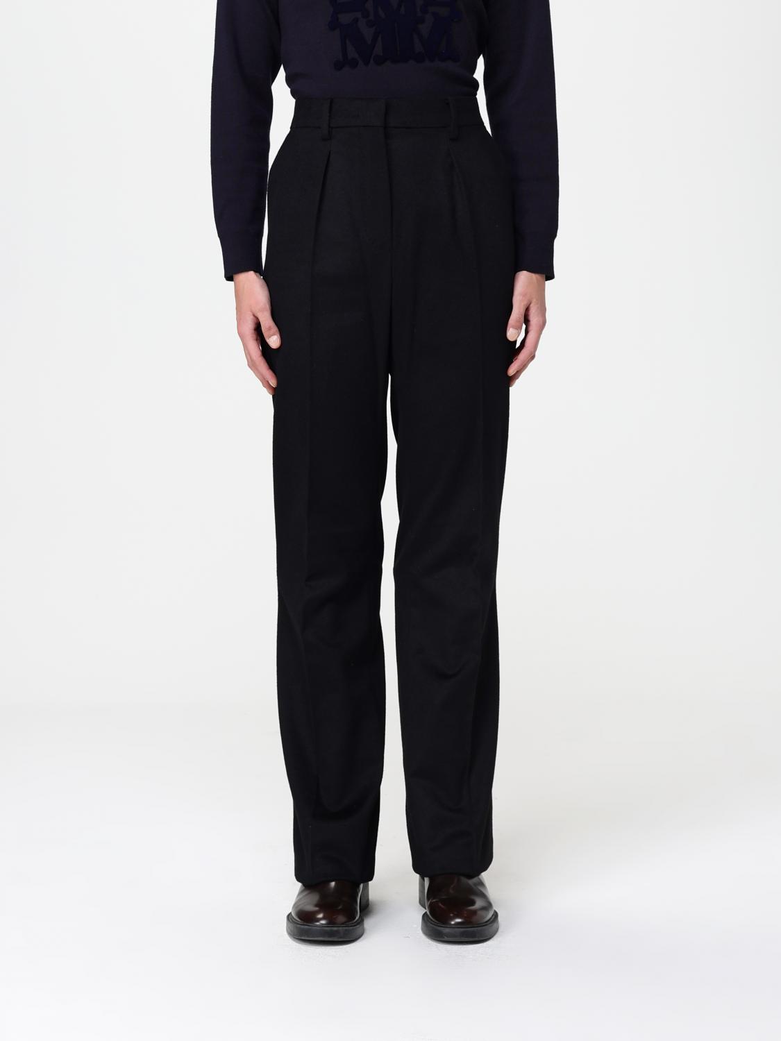 MAX MARA: Pants woman - Black | Max Mara pants 2521136072600 MAX MARA: Pants woman - Black | Max Mara pants 2521136072600