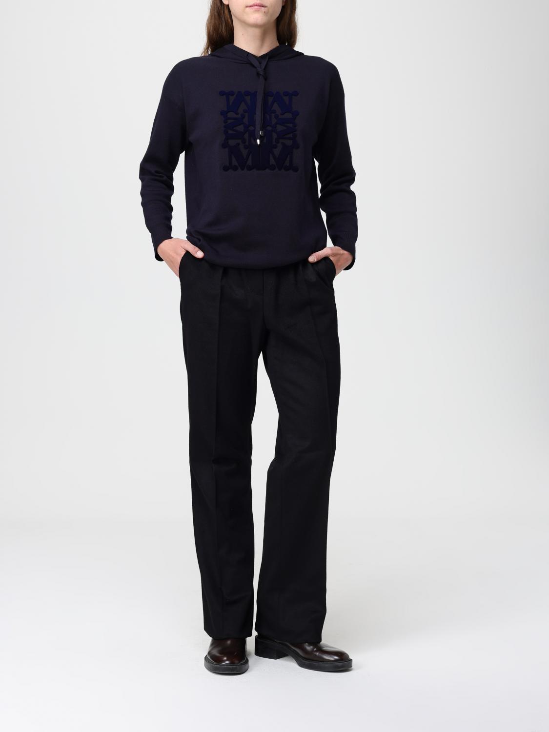 MAX MARA: Pants woman - Black | Max Mara pants 2521136072600