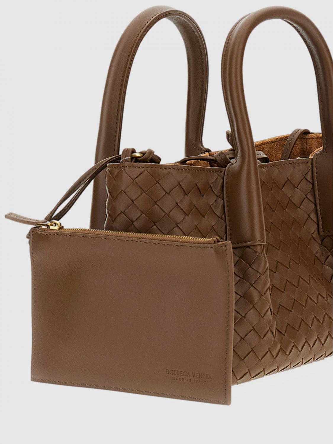 BOTTEGA VENETA HANDBAG: Shoulder bag woman Bottega Veneta, Brown - Img 3