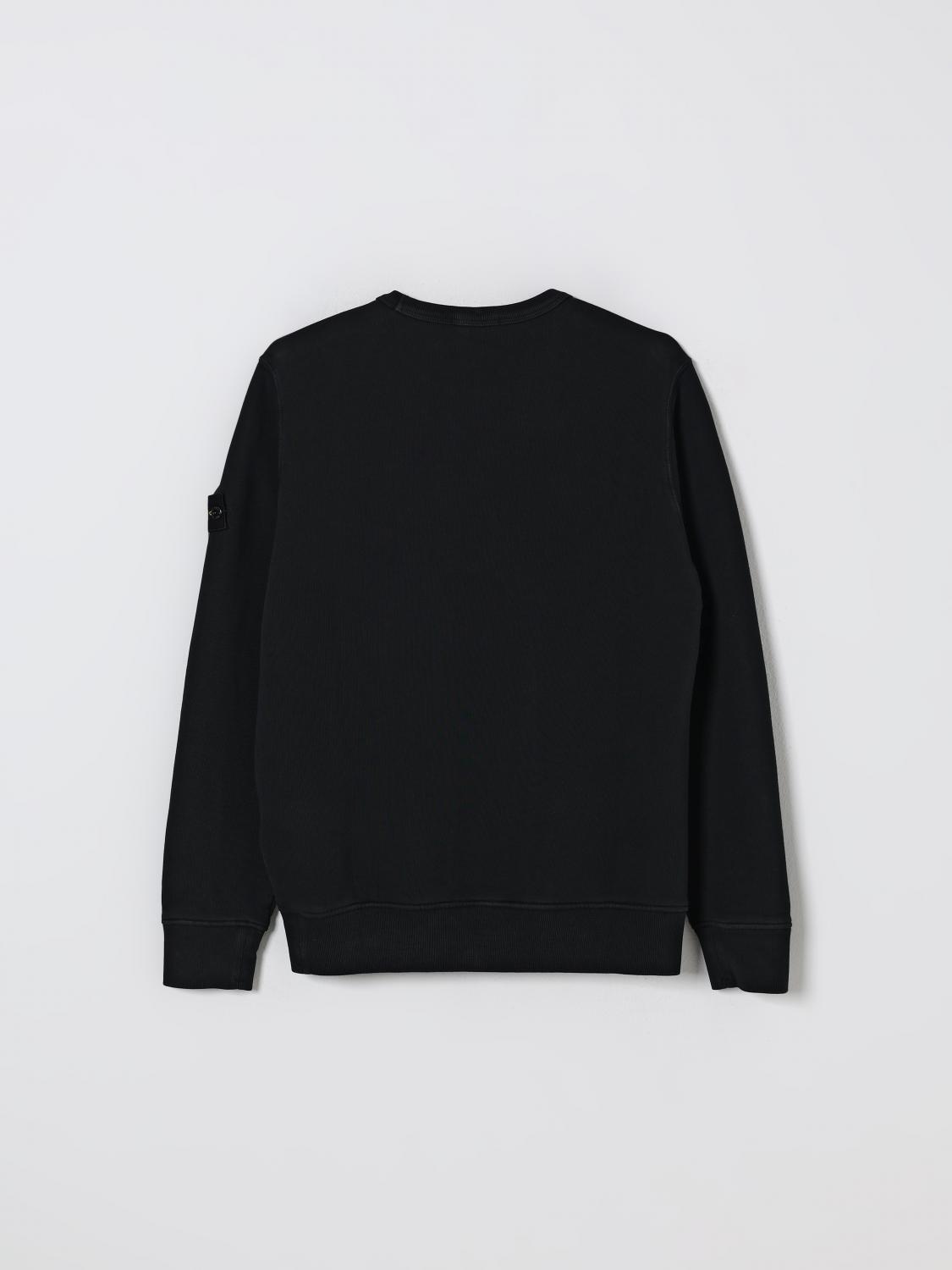 STONE ISLAND JUNIOR PULLOVER: Pullover kinder Stone Island Junior, Schwarz - Img 2