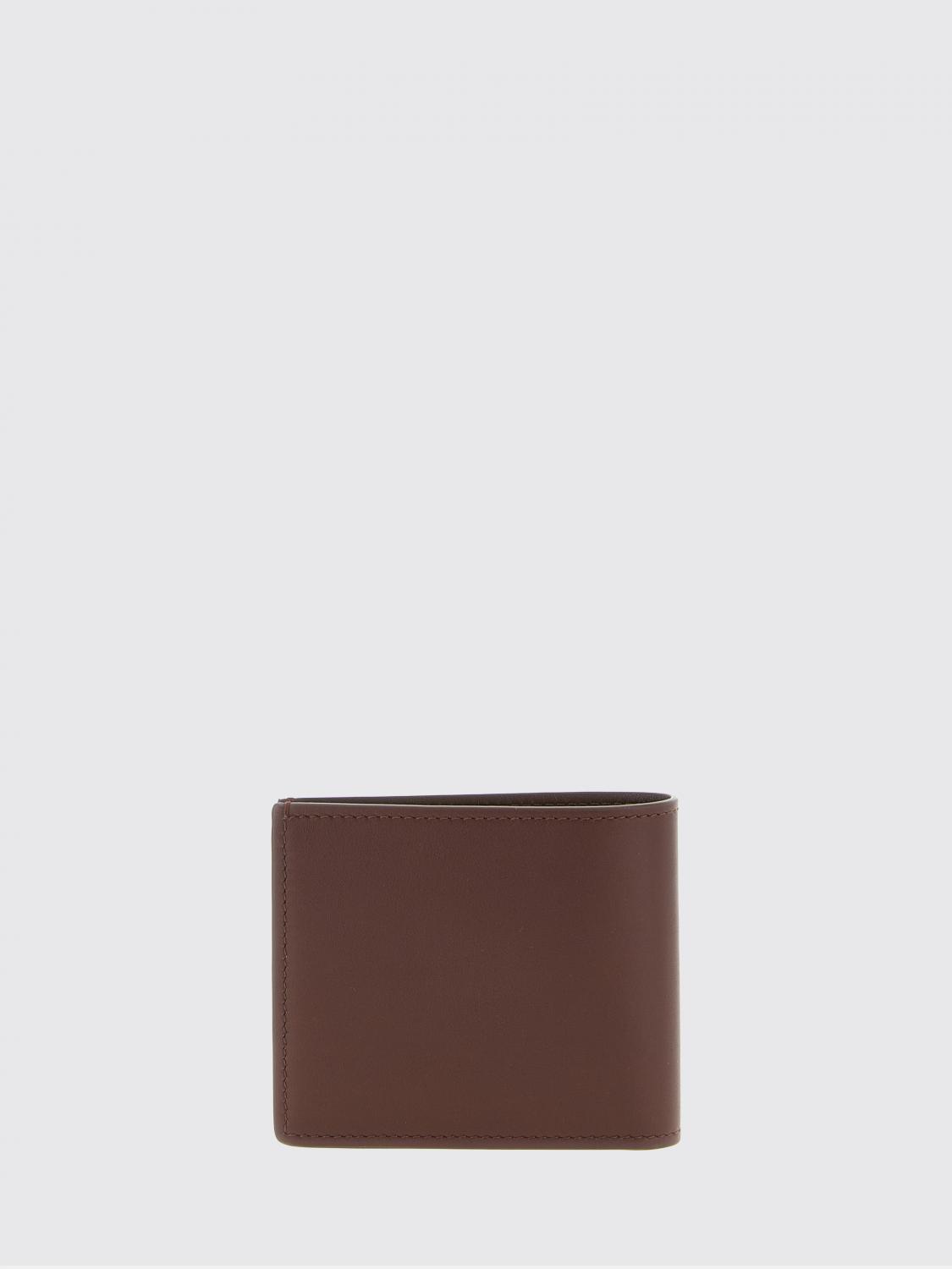 BRUNELLO CUCINELLI КОШЕЛЁК: Кожаный кошелек Brunello Cucinelli, Кофе - Img 3