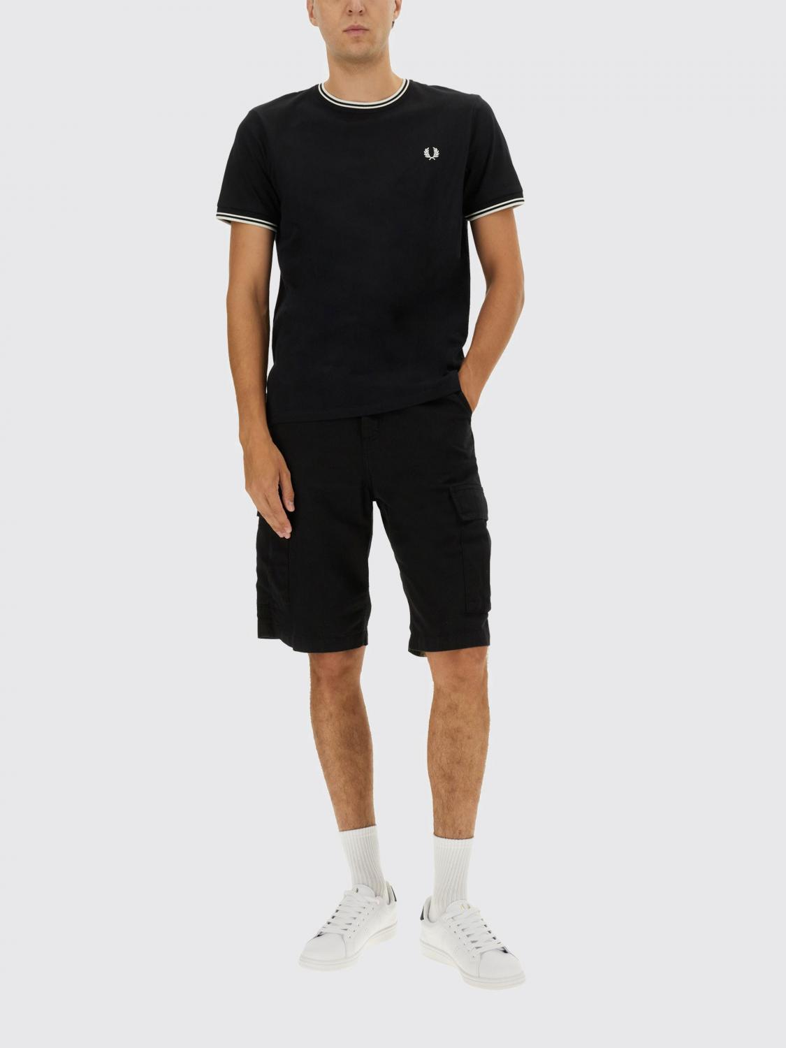 FRED PERRY CAMISETA: Camiseta hombre Fred Perry, Negro - Img 2