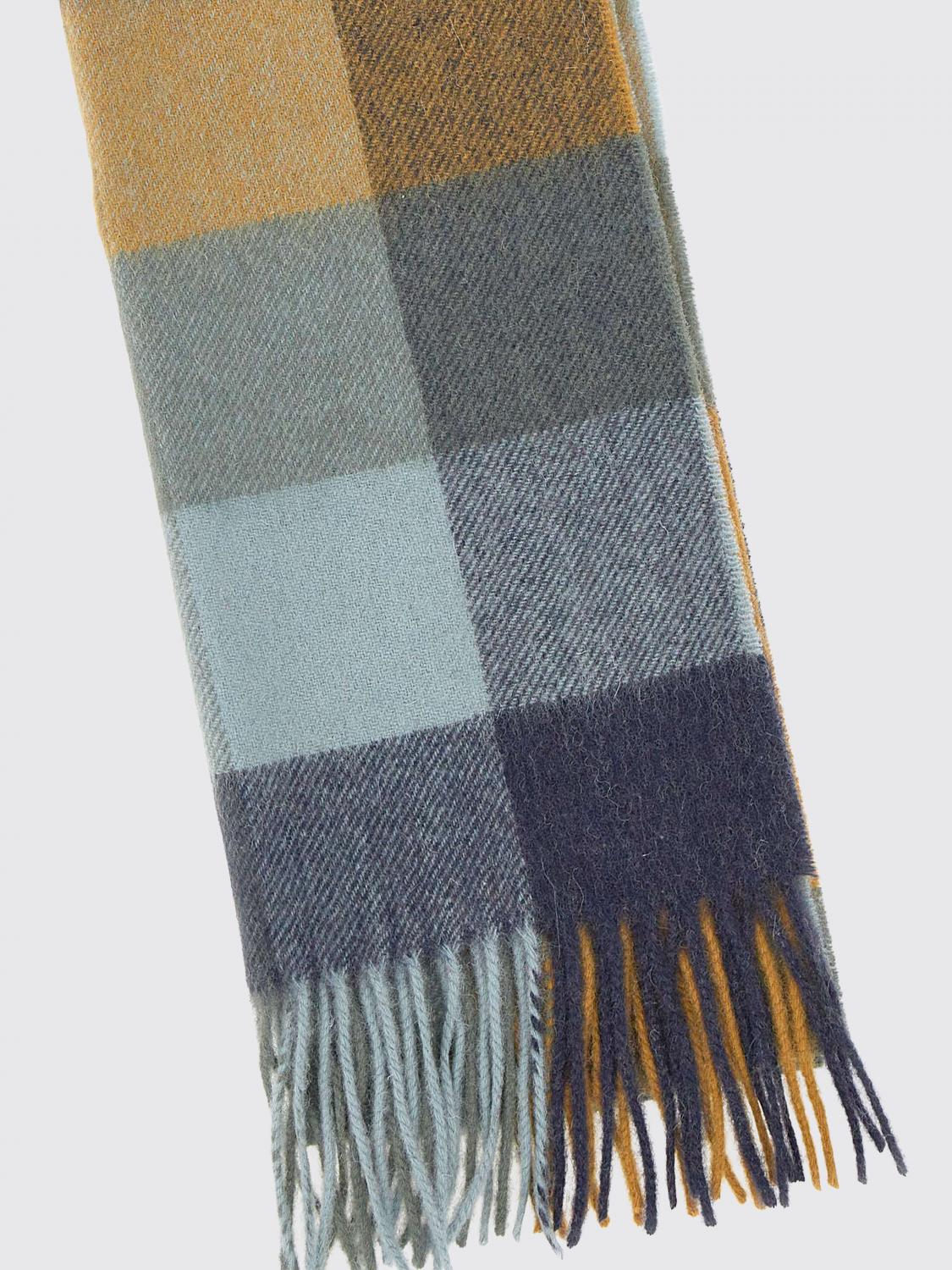 BARBOUR SCIARPA: Sciarpa Barbour in lana a quadri , Cammello - Img 2