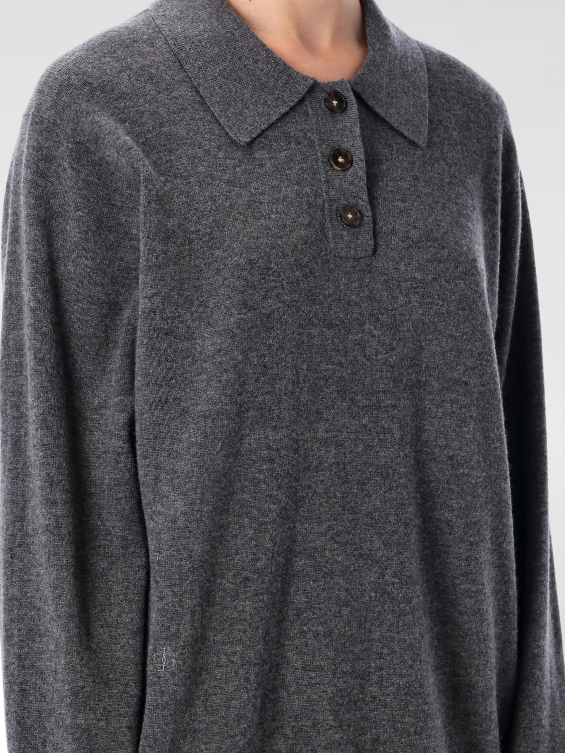 THE GARMENT POLO SHIRT: Sweater woman The Garment, Grey - Img 3