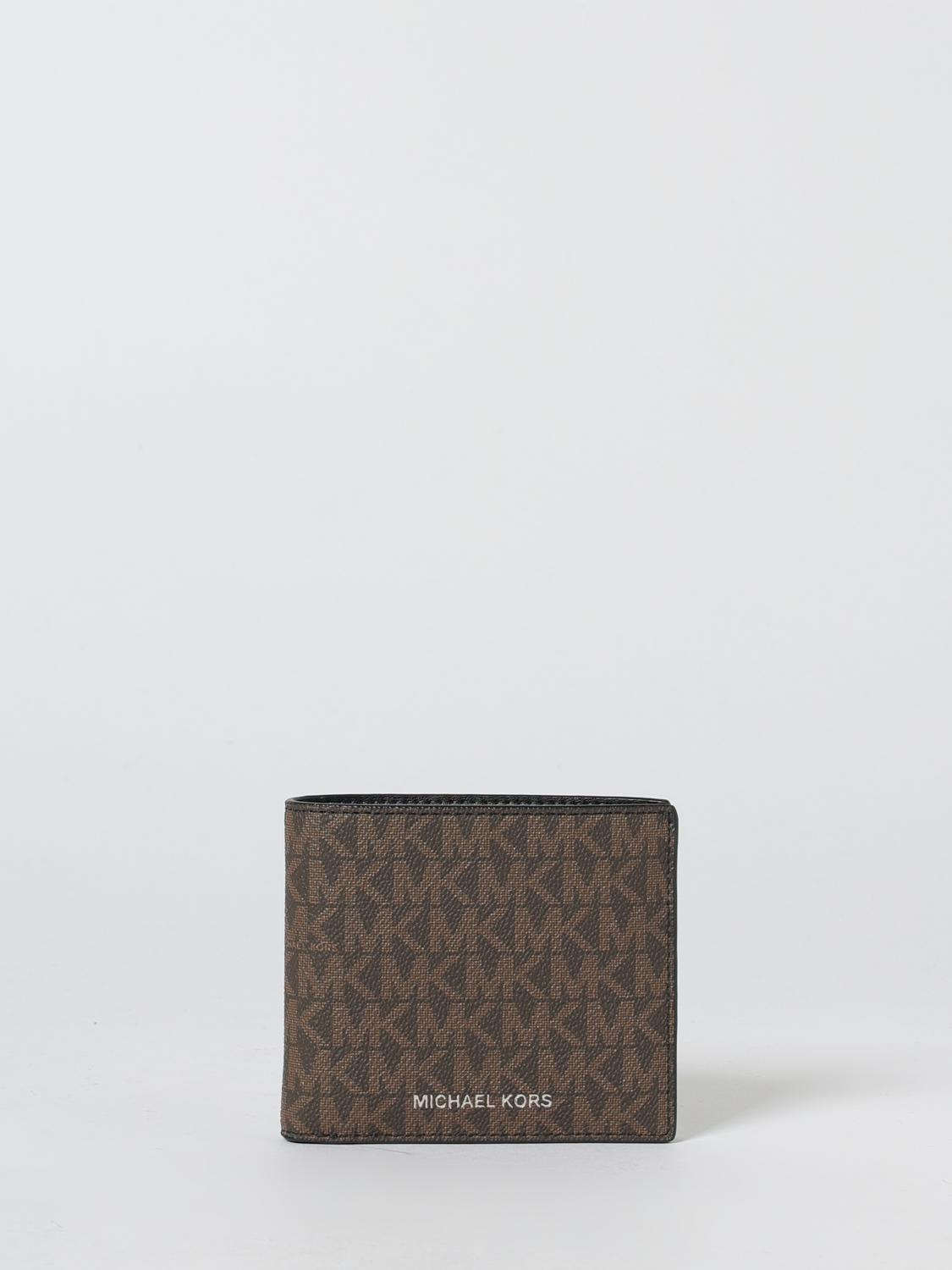 MICHAEL KORS WALLET: Wallet men Michael Kors, Brown - Img 1