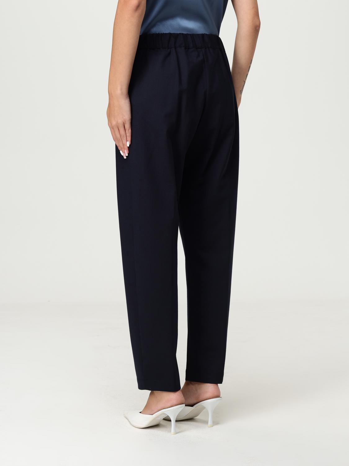 SEMICOUTURE PANTALONES: Pantalón mujer Semicouture, Azul Oscuro - Img 2