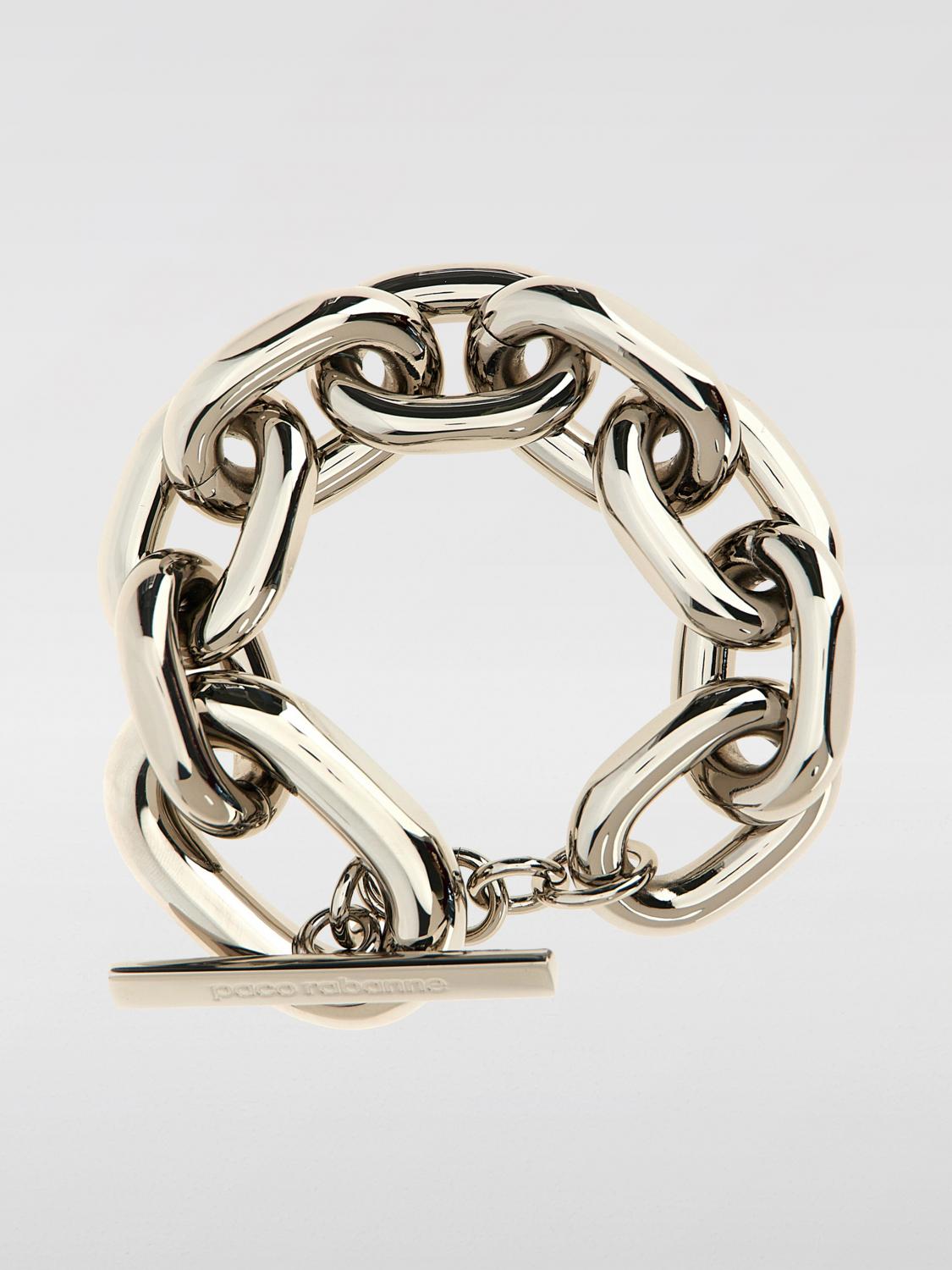 RABANNE GIOIELLO: Bracciale XL Link in Rabanne in alluminio , Silver - Img 1