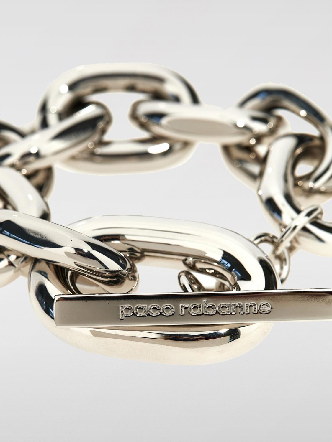 RABANNE GIOIELLO: Bracciale XL Link in Rabanne in alluminio , Silver - Img 2