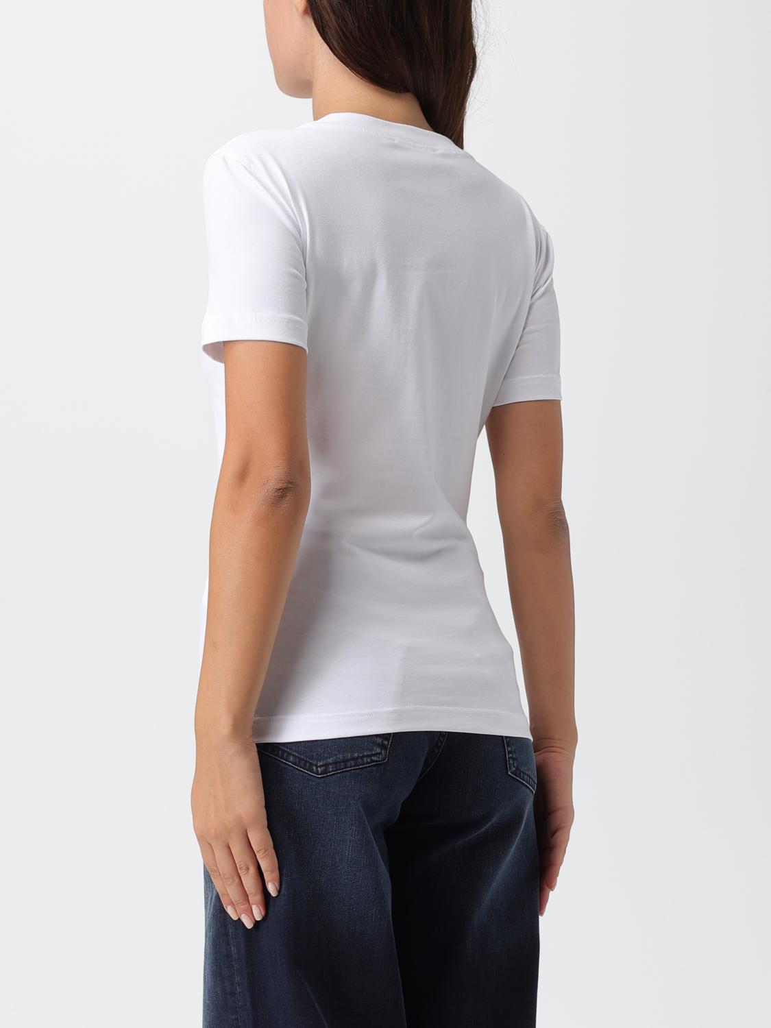 VERSACE JEANS COUTURE: T-shirt woman - White | Versace Jeans
