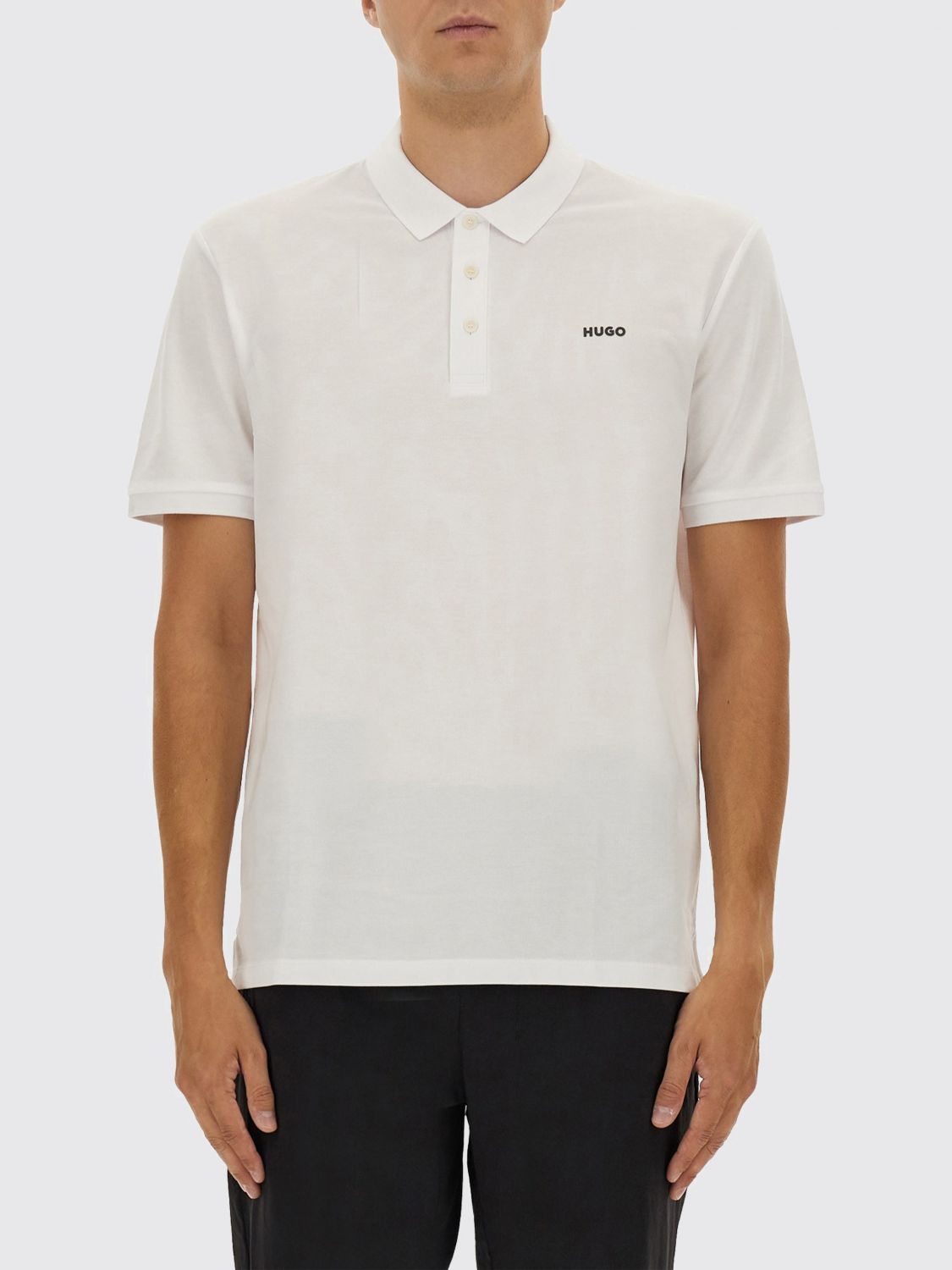 HUGO POLO SHIRT: Polo shirt men Hugo, White - Img 1