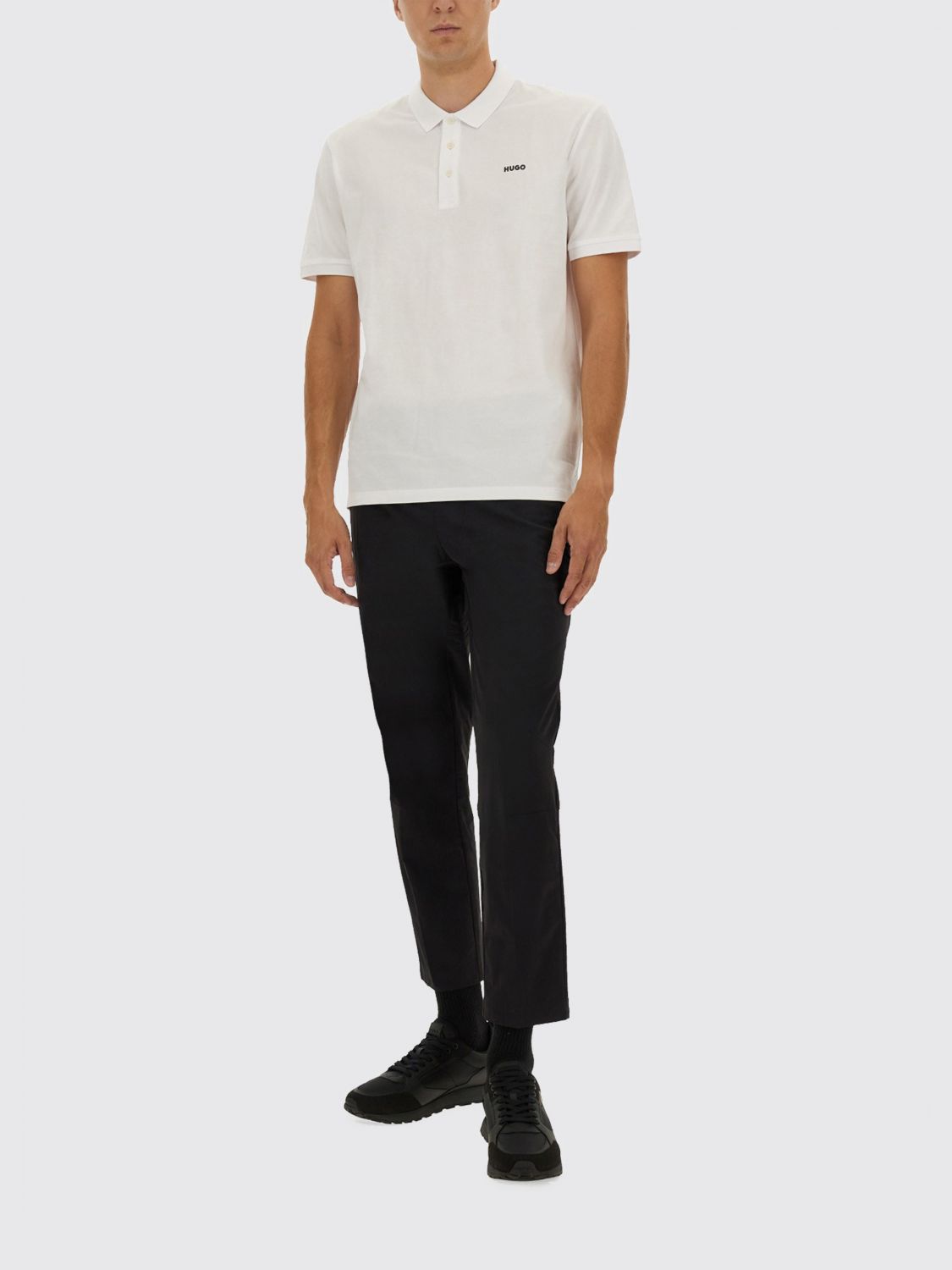 HUGO POLO SHIRT: Polo shirt men Hugo, White - Img 2