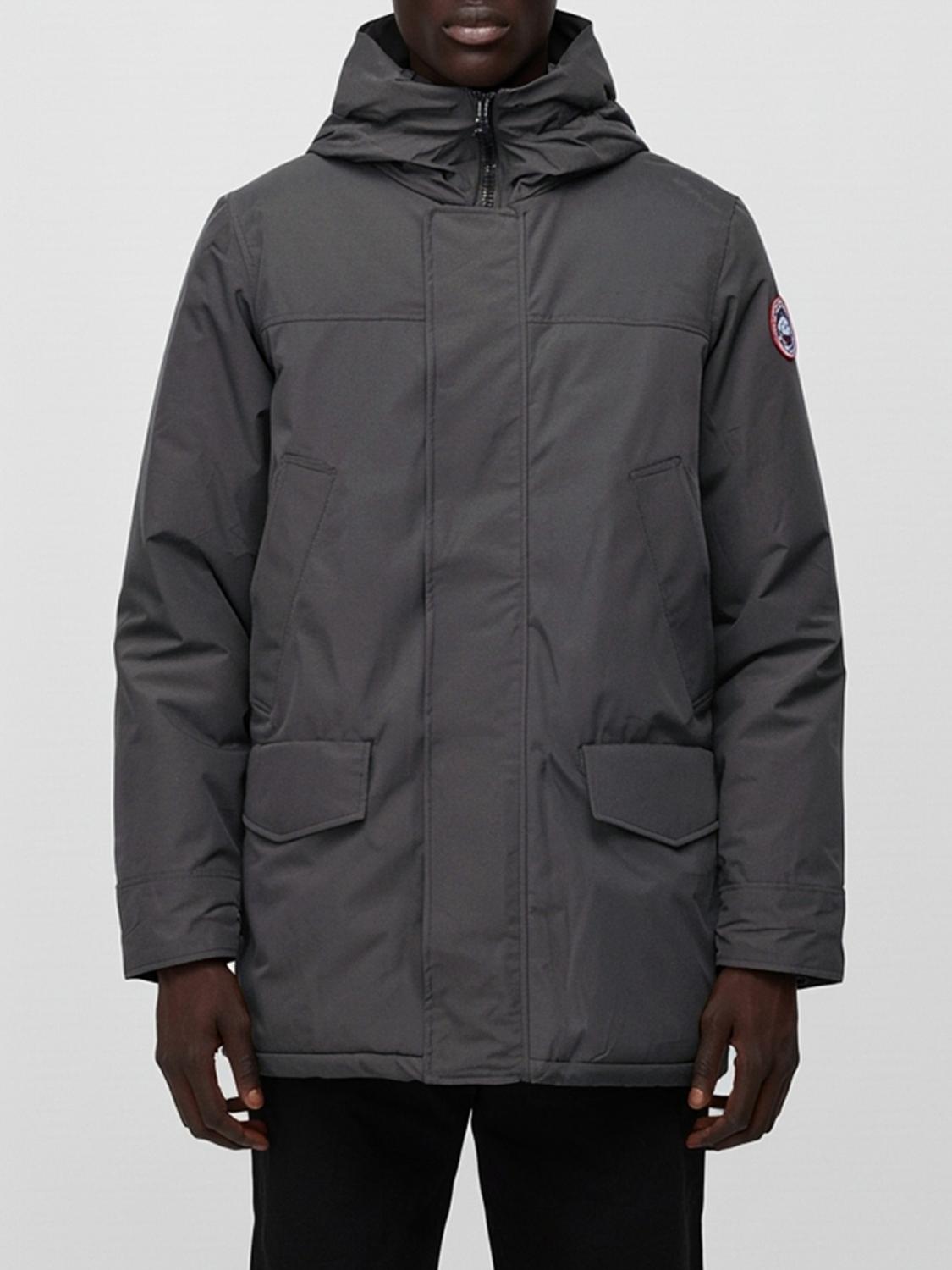CANADA GOOSE CAPPOTTO: Parka Langford in Arctic Tech® riciclato e biologico Canada Goose, Grigio - Img 1
