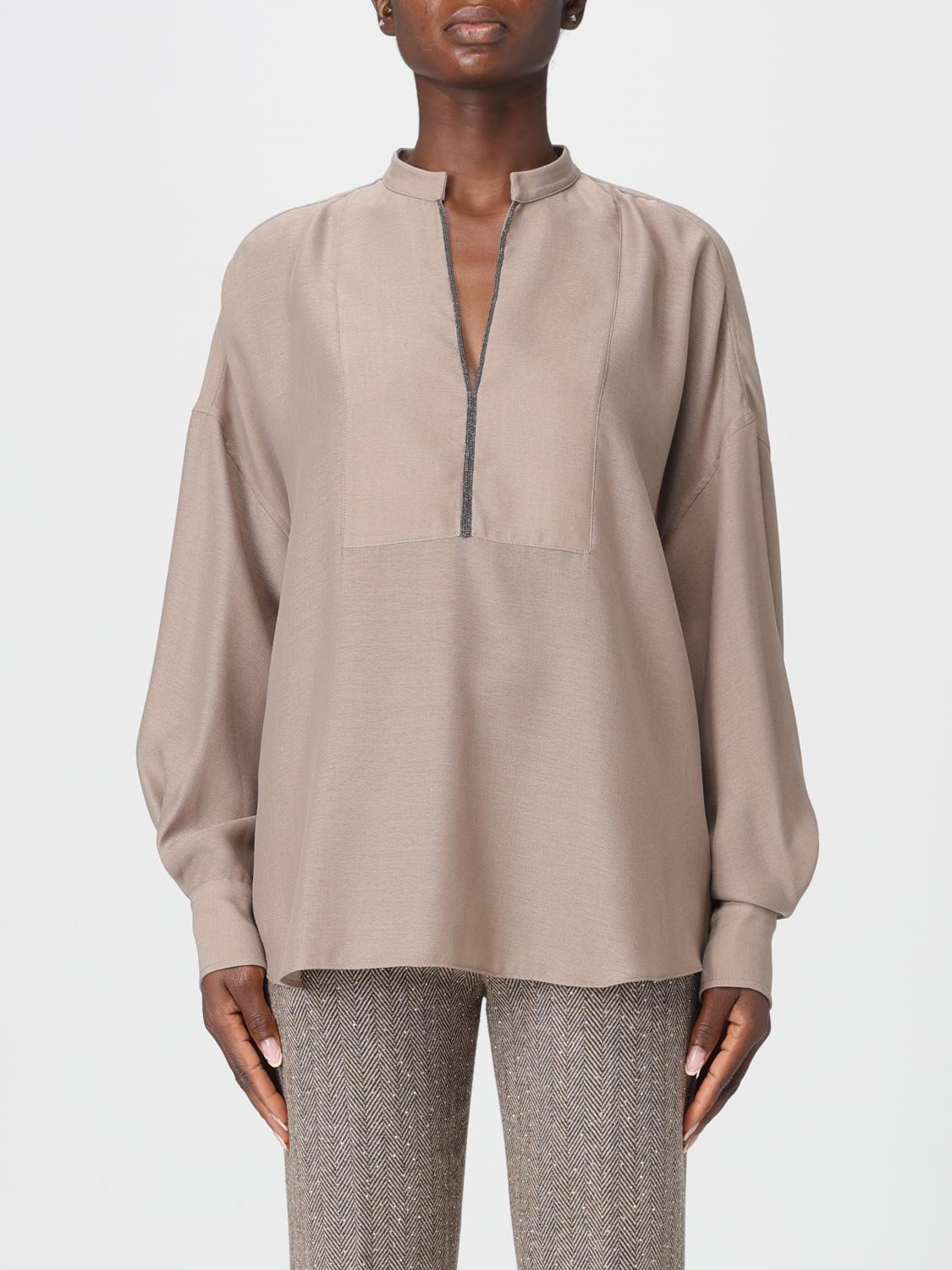 BRUNELLO CUCINELLI トップス: スカート レディース Brunello Cucinelli, キャメル - Img 1