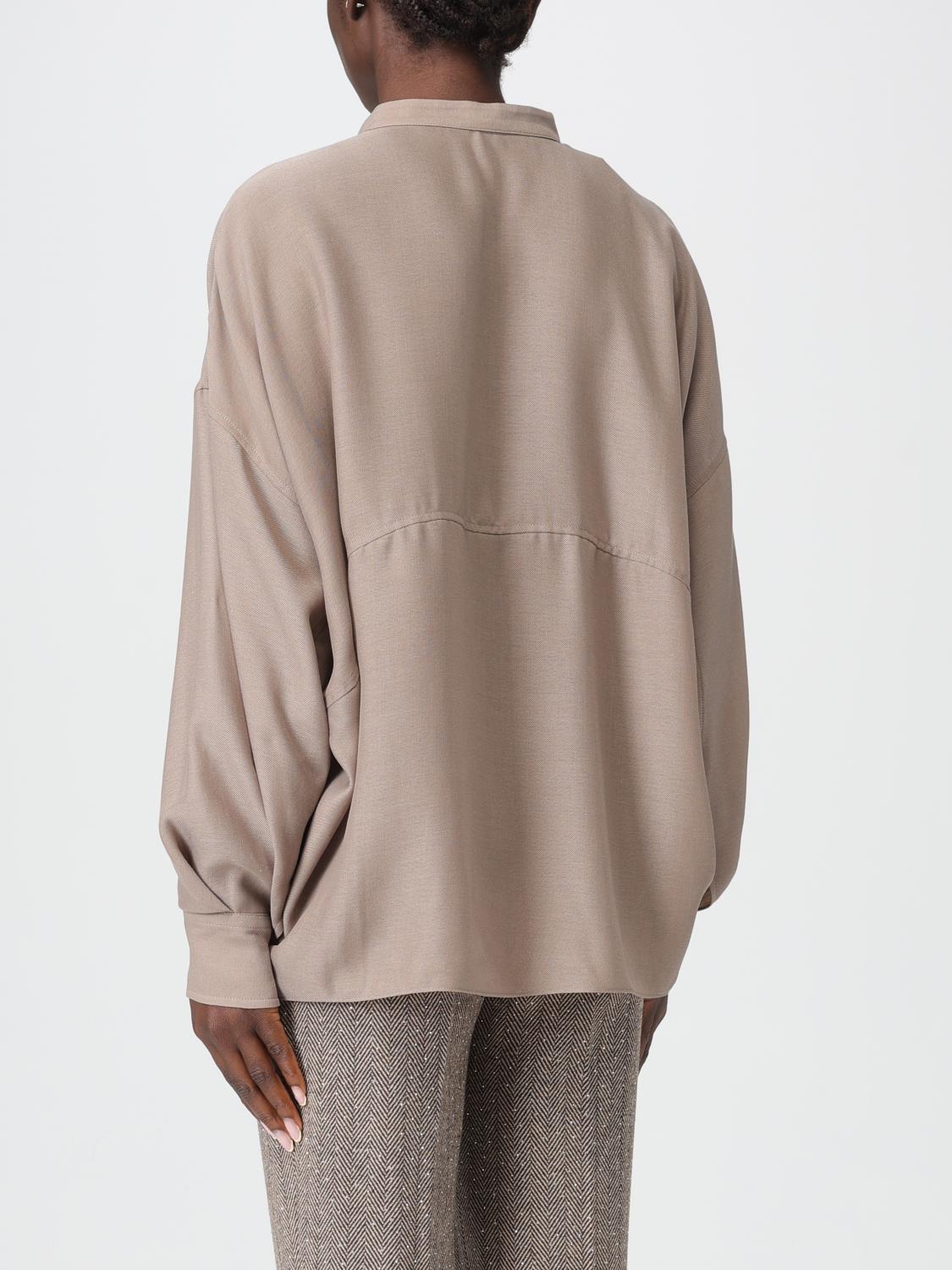 BRUNELLO CUCINELLI トップス: スカート レディース Brunello Cucinelli, キャメル - Img 3